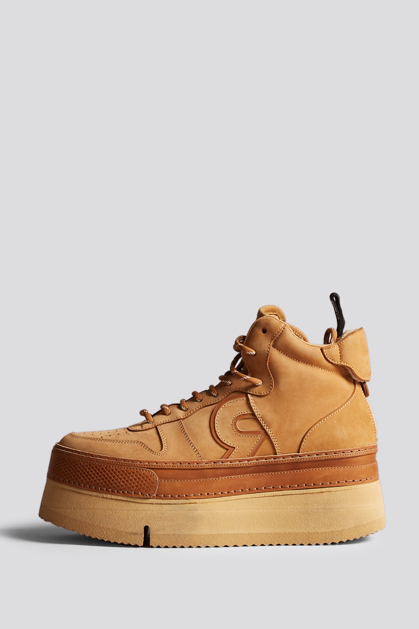 RIOT LEATHER HIGH TOP - TAN NUBUCK - R13