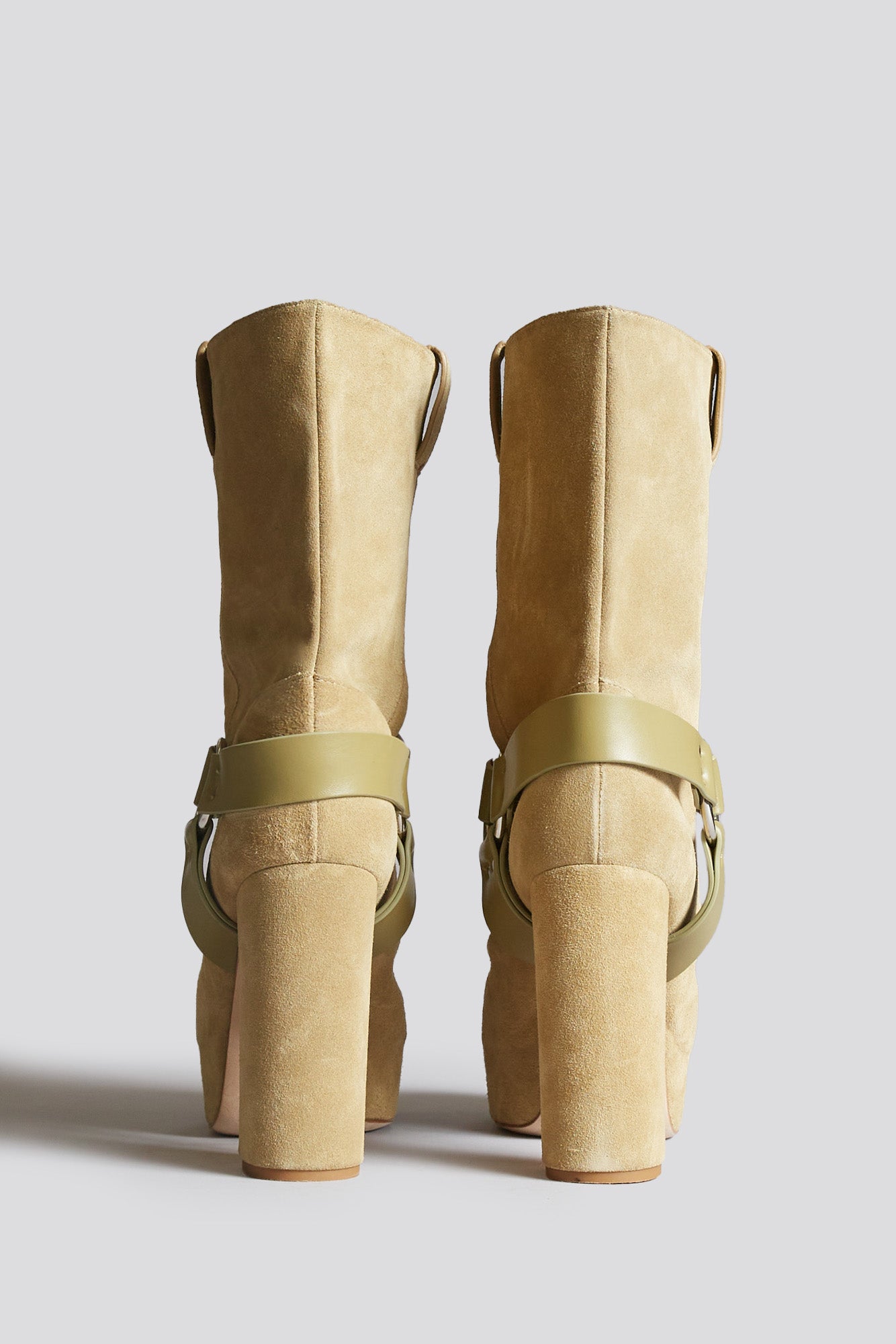 SID HEELED HARNESS BOOT - KHAKI - R13