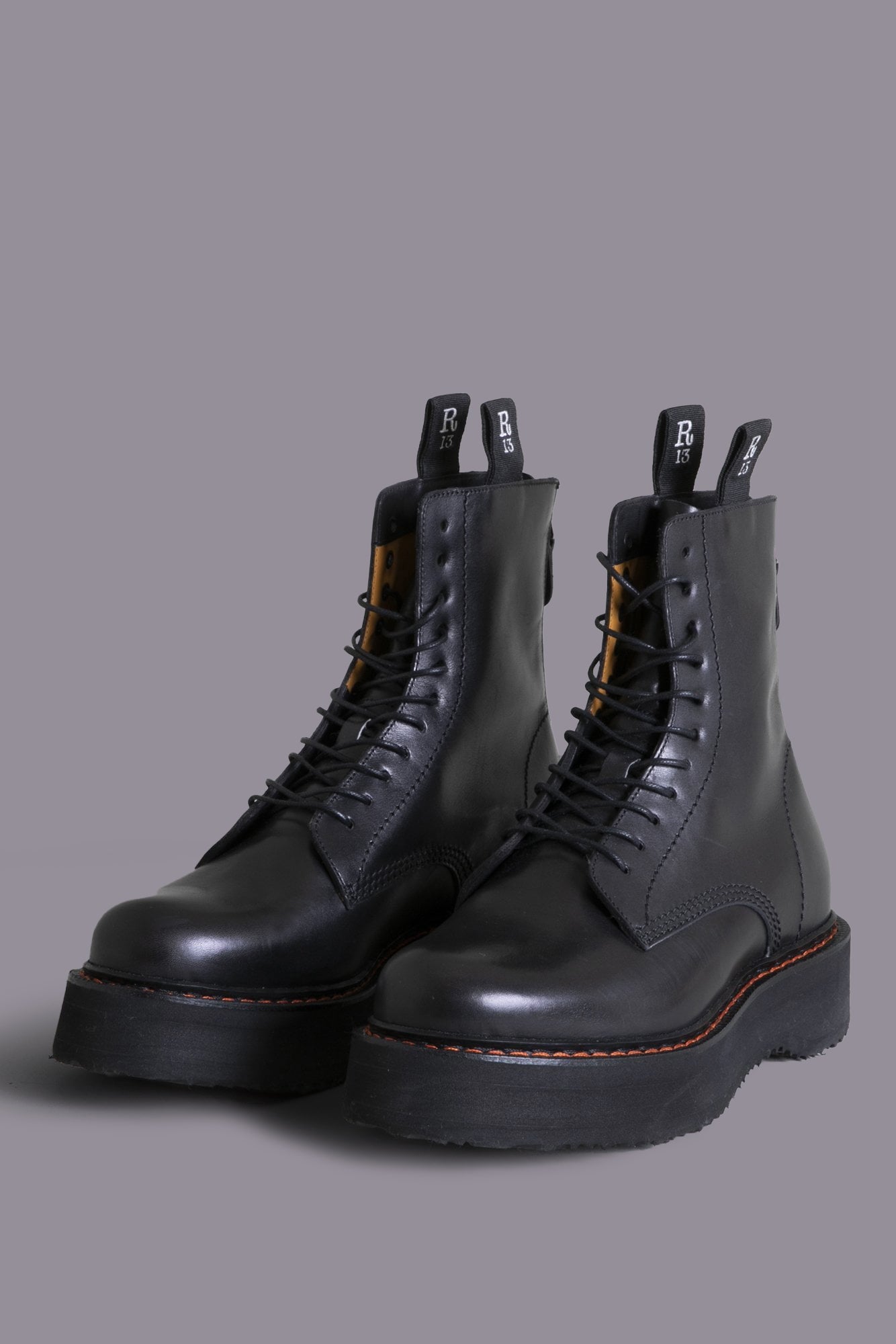 SINGLE STACK BOOT - BLACK - R13