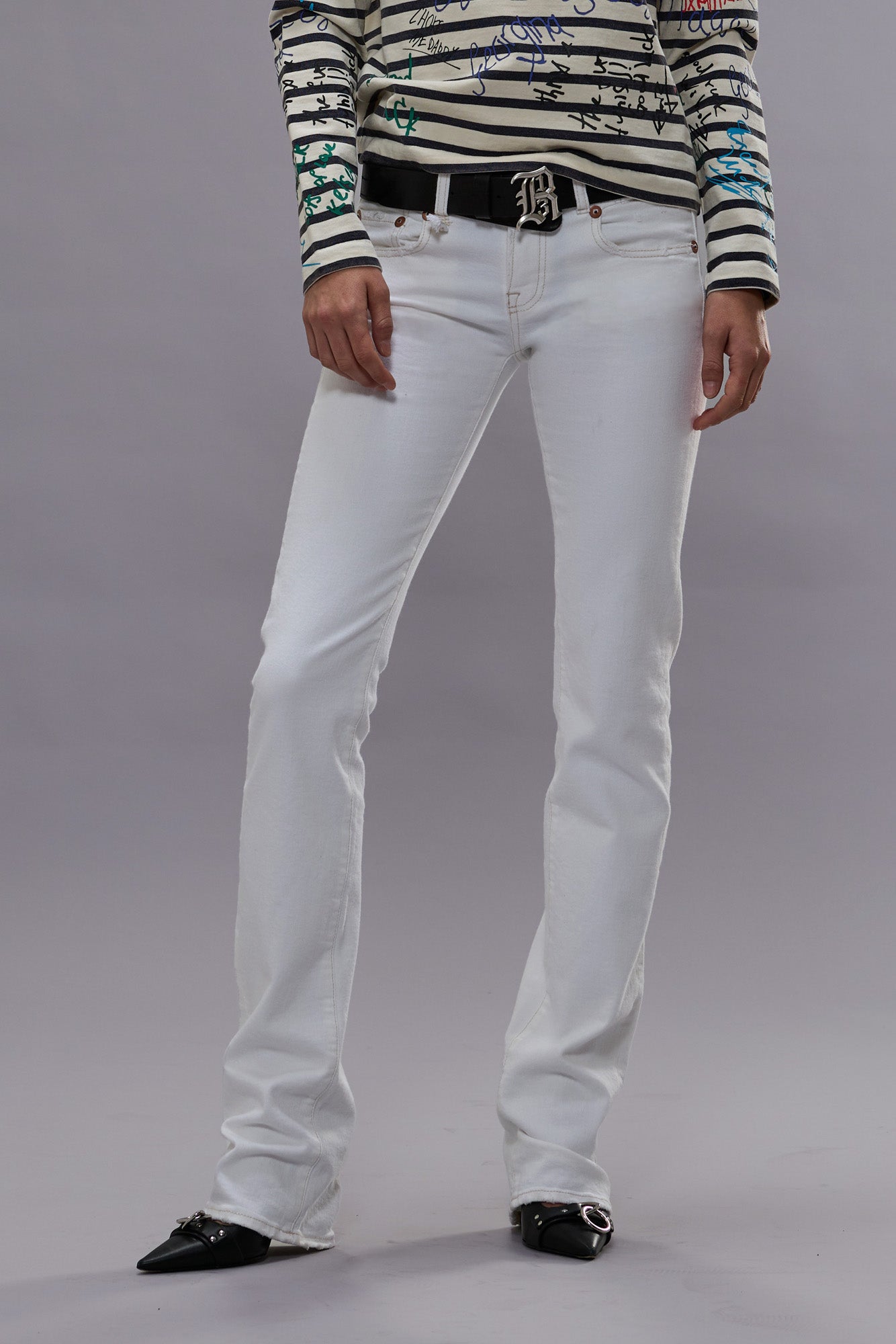 TOBI BOY - AERIN WHITE STRETCH