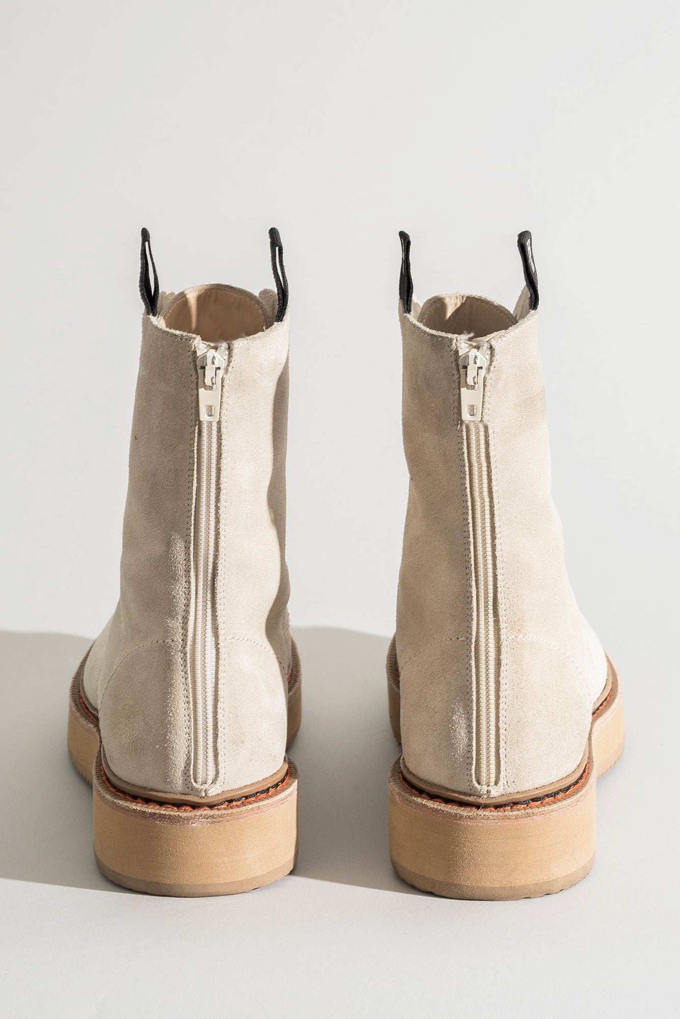 SINGLE STACK BOOT KHAKI SUEDE R13