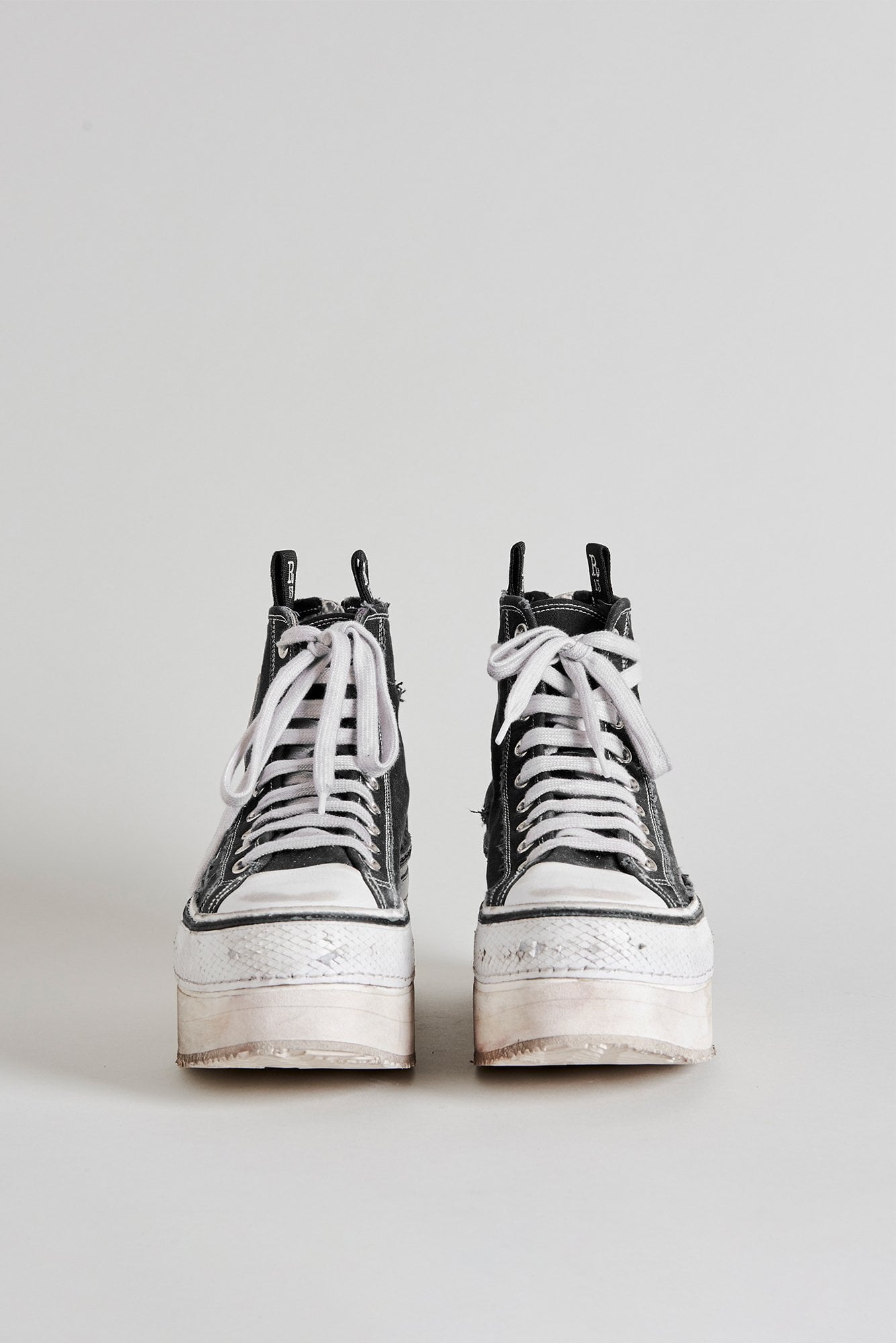 Courtney High Top Sneaker R13 Denim Official Site