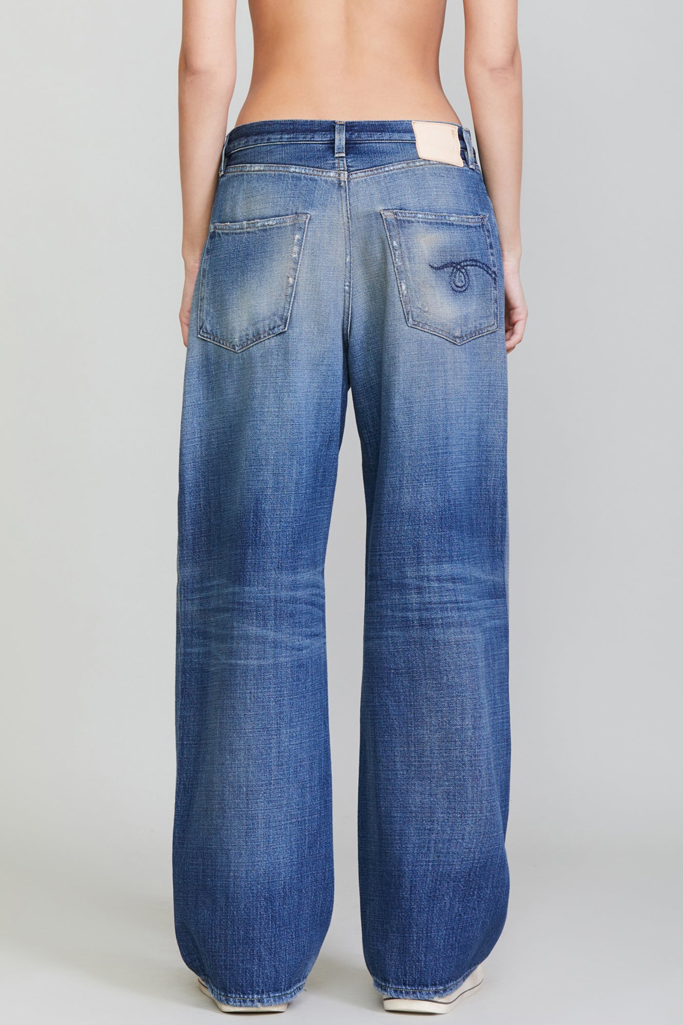 D ARCY LOOSE JEAN KOZE VINTAGE INDIGO R13