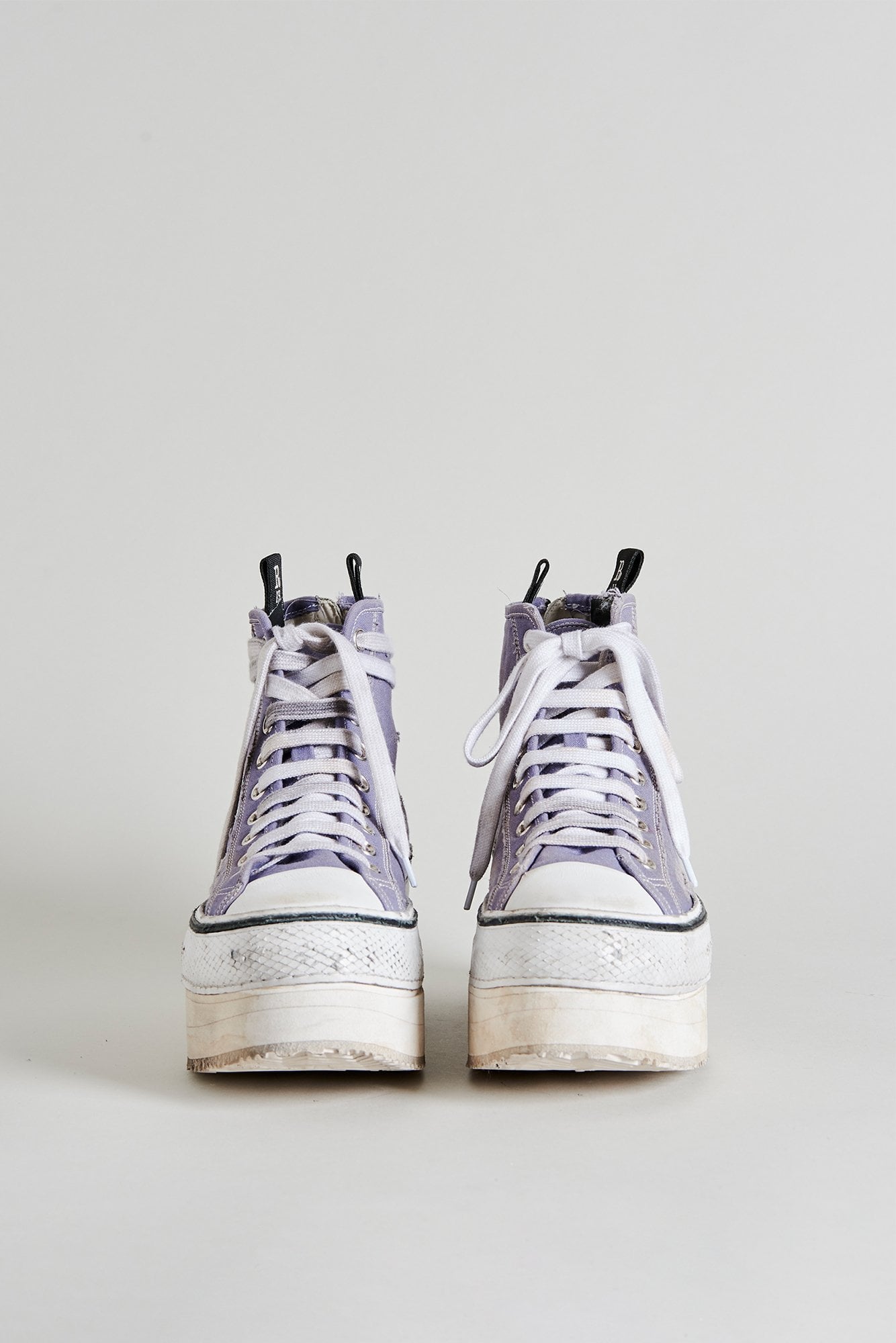 COURTNEY PLATFORM HIGH TOP SNEAKER LILAC R13