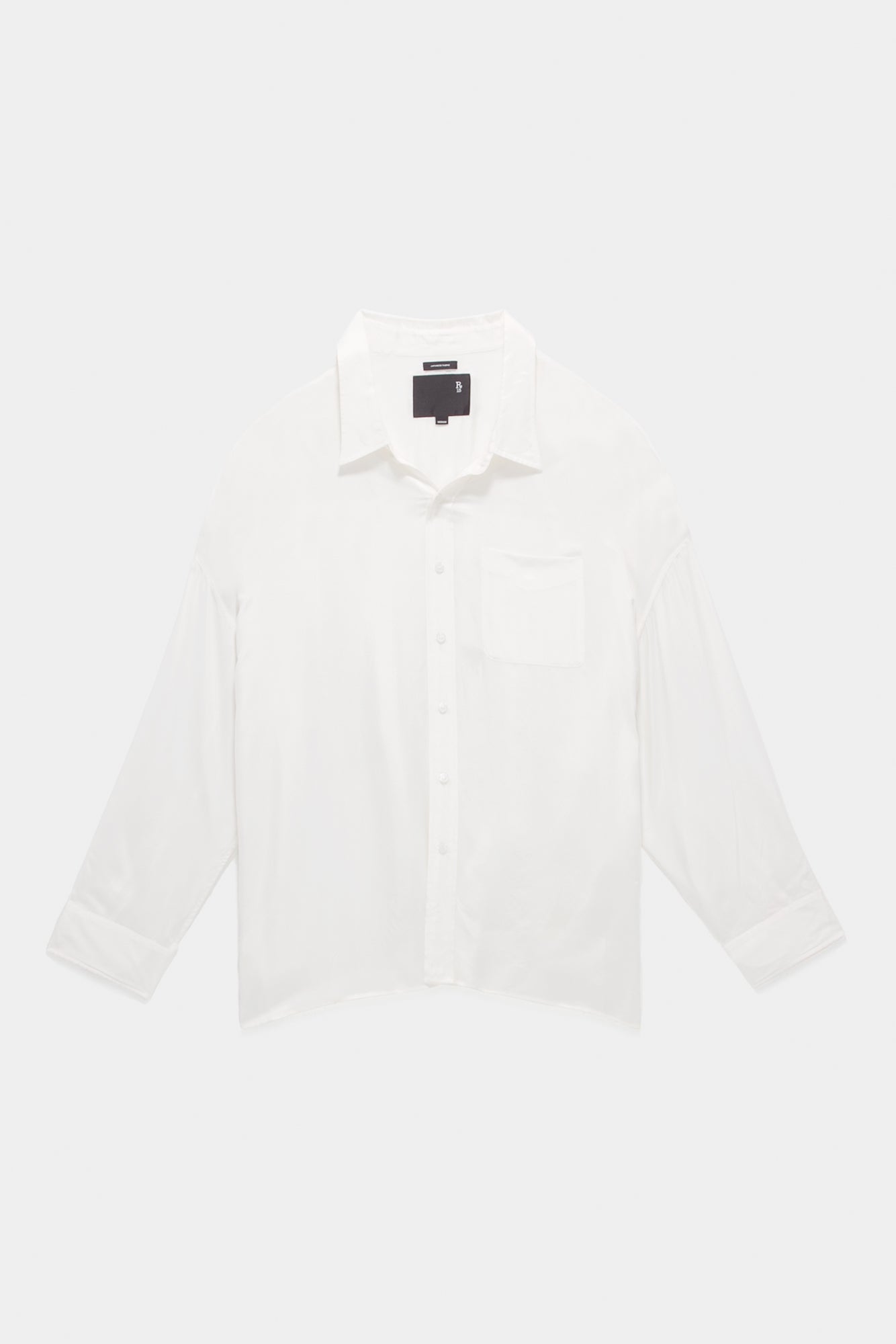 DROP NECK SHIRT - WHITE