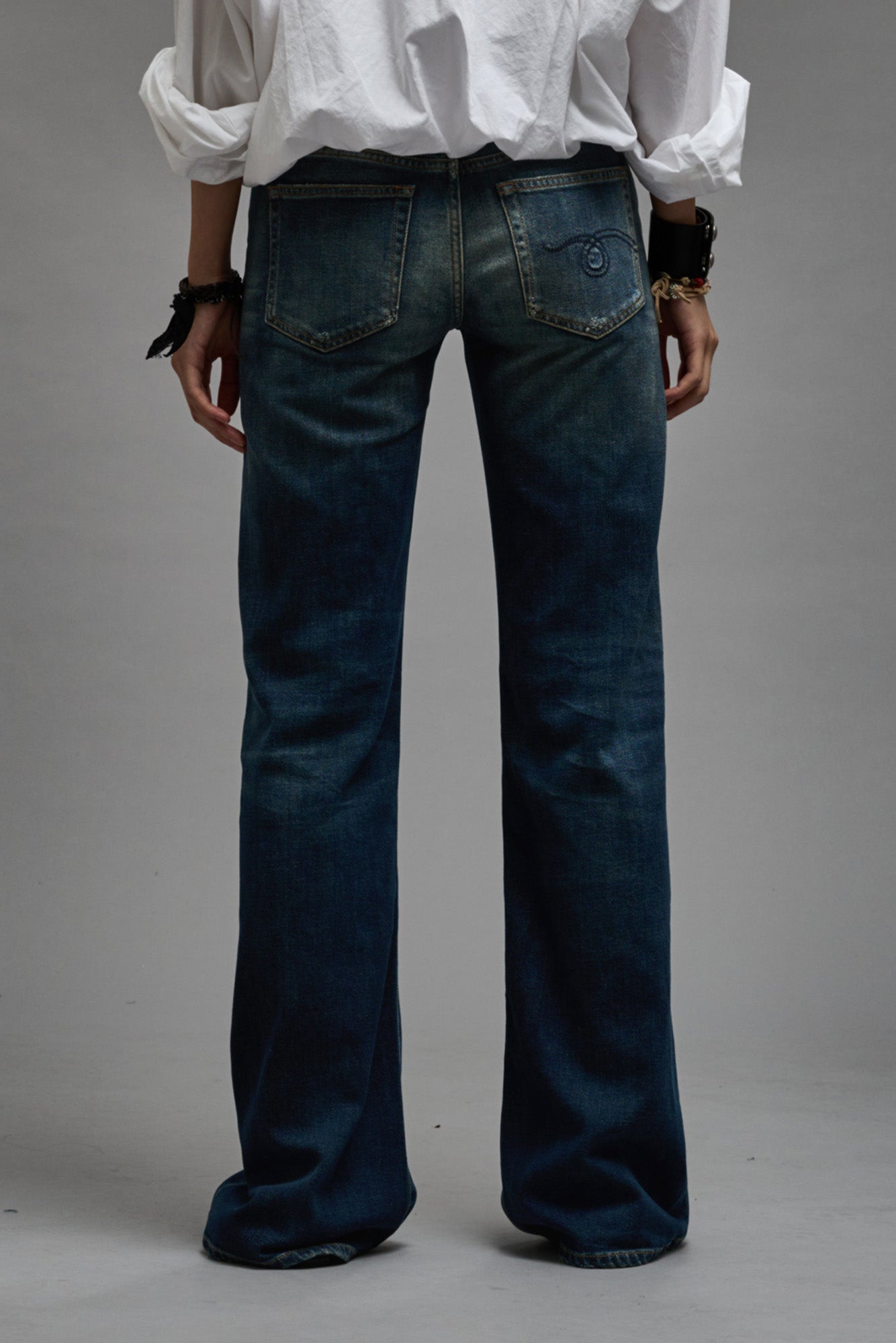 BOY FLARE JEAN ANSEL BLUE