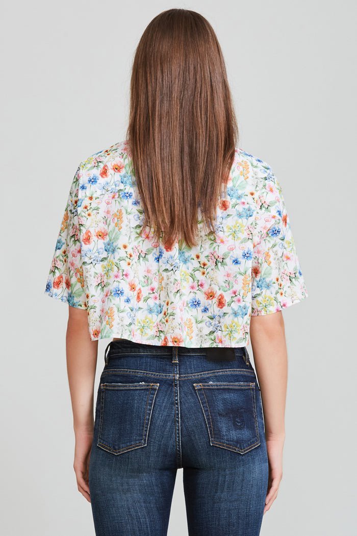 Cropped Floral Shirt R13 Denim Official Site