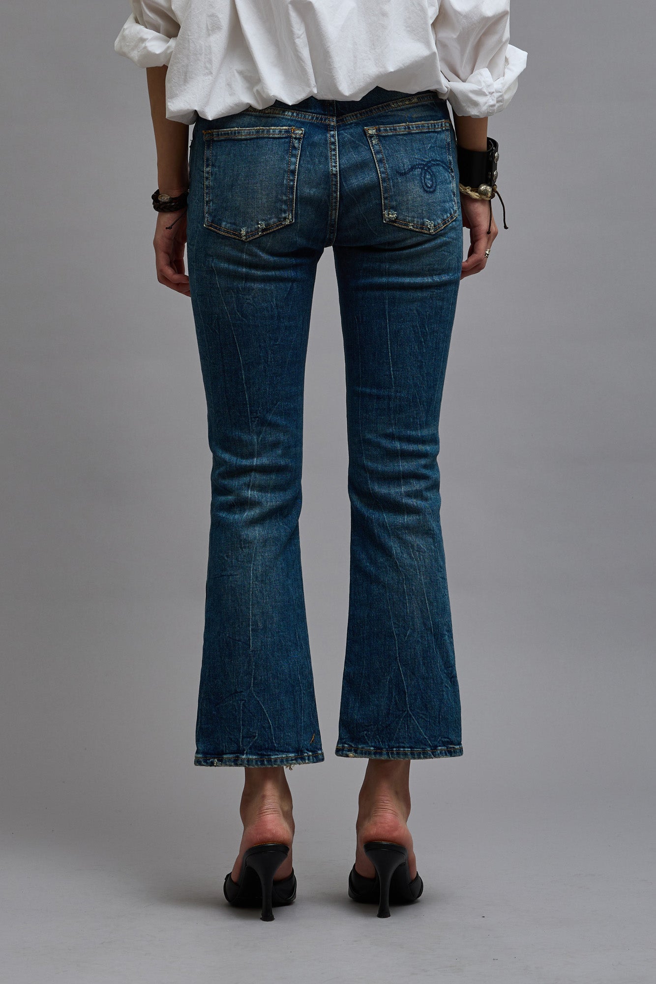 Women's Kick Flare Jeans, Vintage Indigo