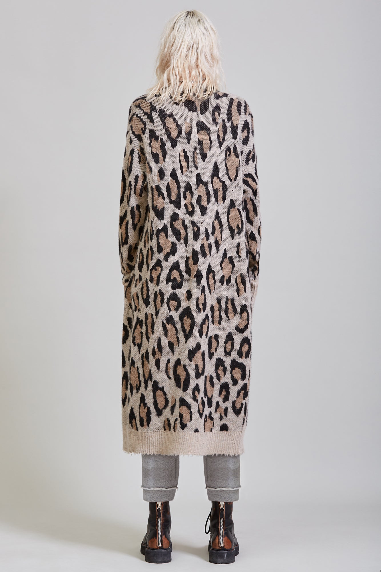 LONG LEOPARD CARDIGAN