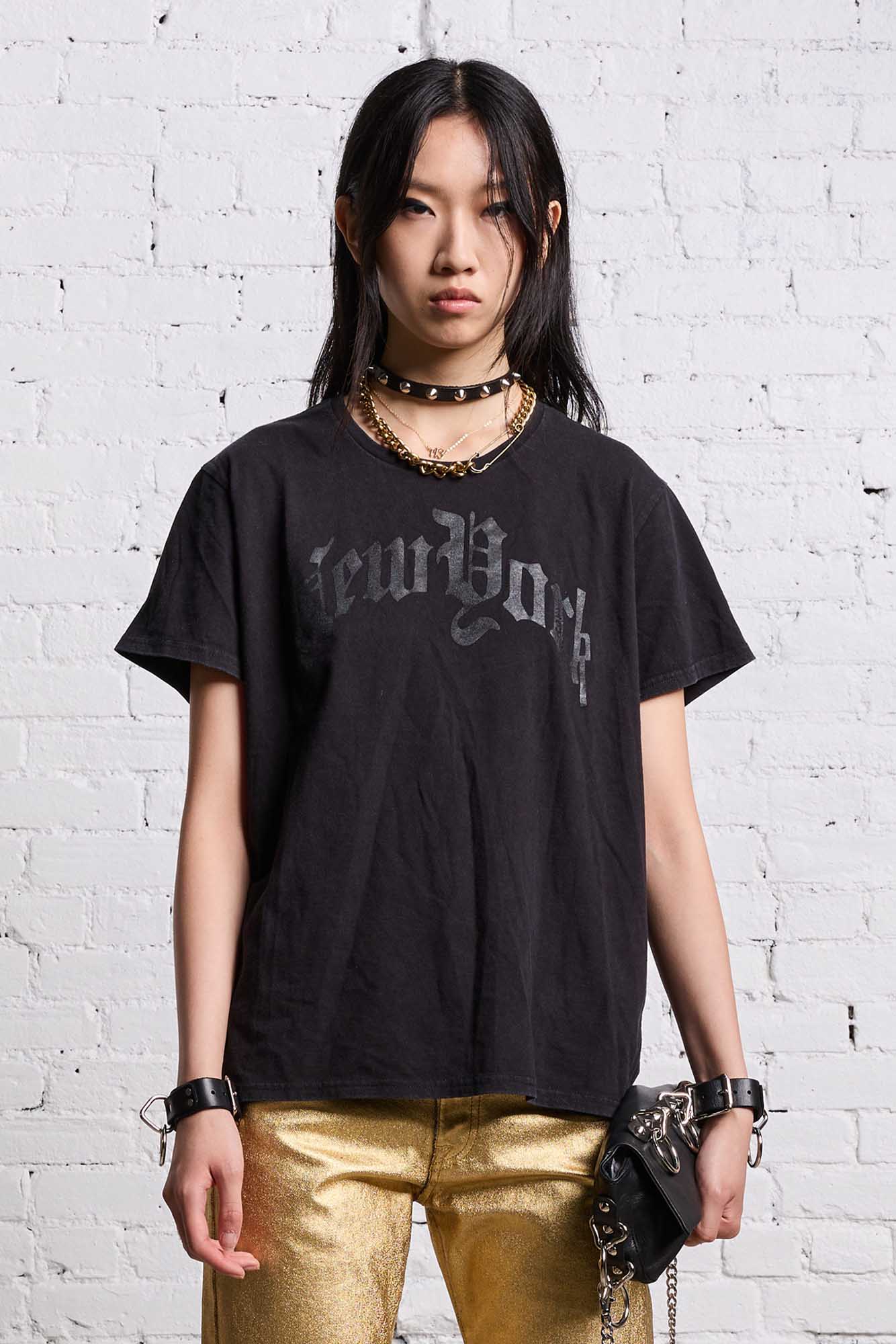 アールサーティーン R13WK001-K096A NEW YORK 13 BOY T NEW YORK 13 ...