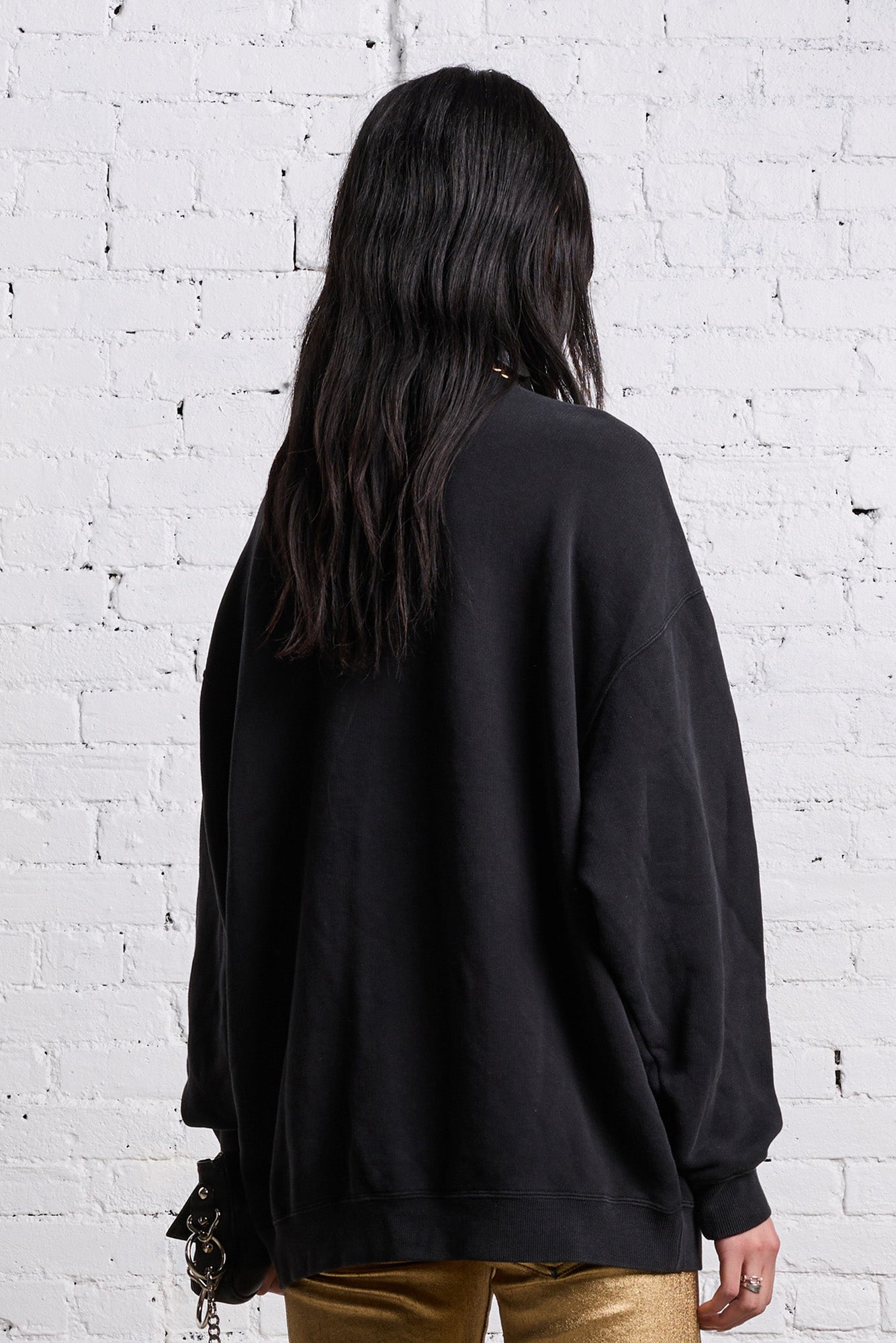 OVERSIZED NEW YORK CREWNECK BLACKOUT R13