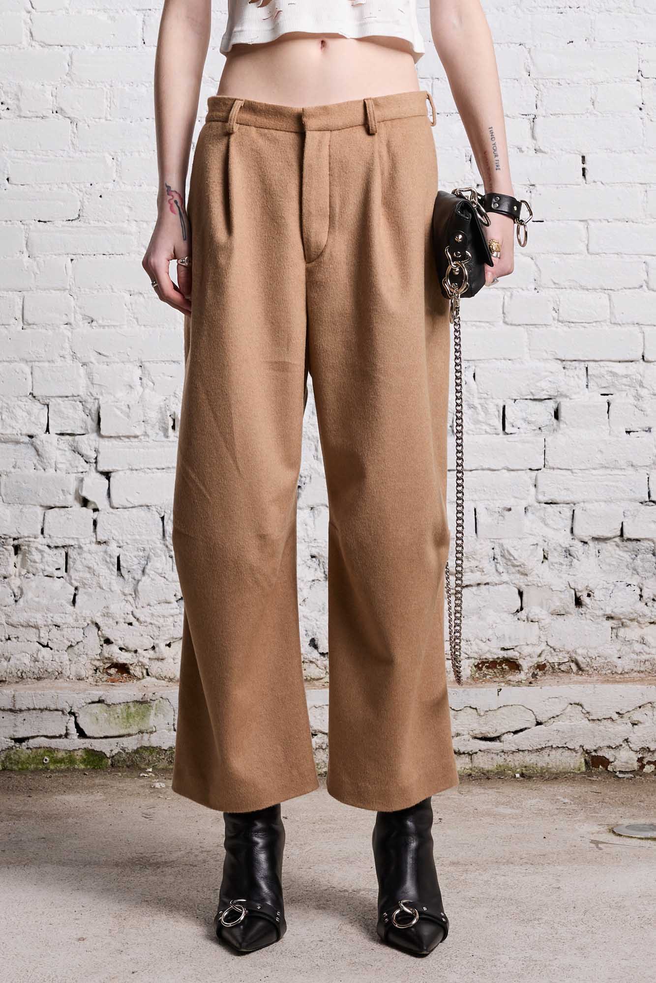 ARTICULATED KNEE TROUSER - CAMEL - R13