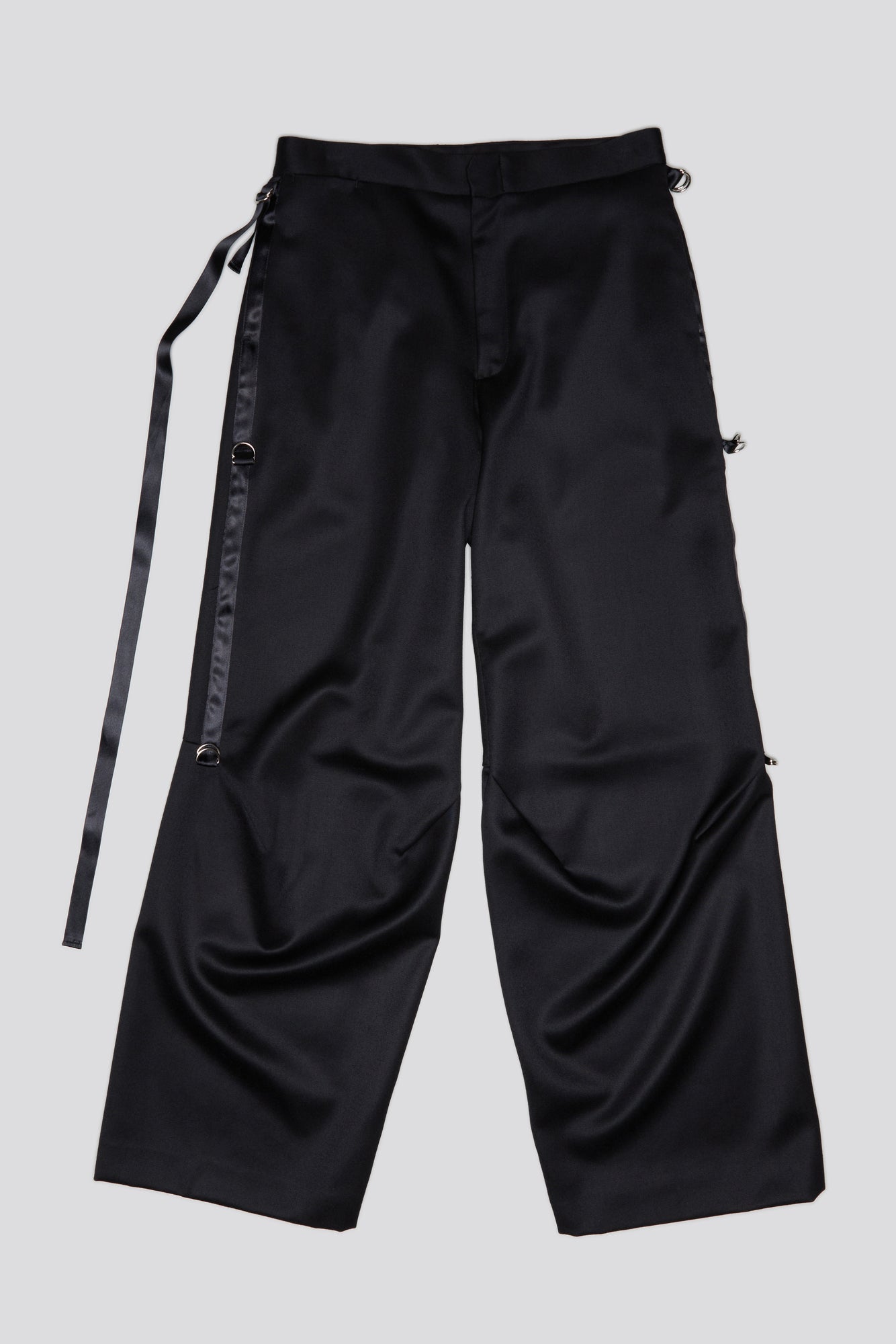 ARTICULATED TUXEDO TROUSER - BLACK - R13