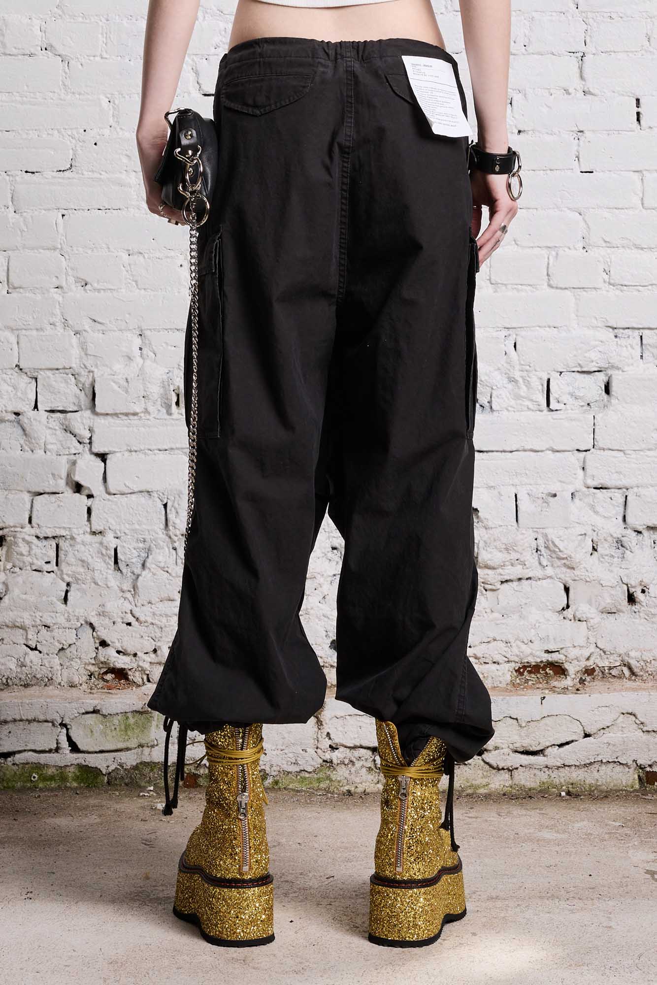 BALLOON ARMY PANT - BLACK - R13