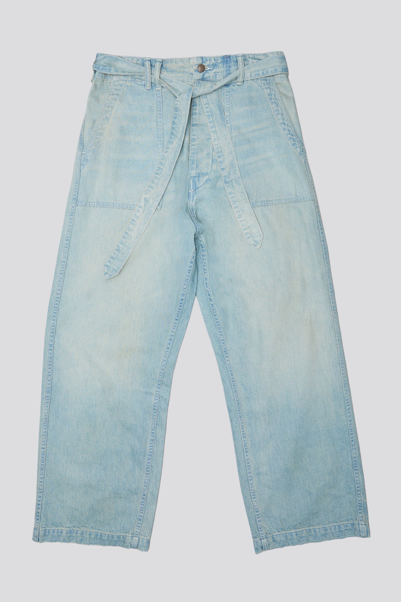 BELTED VENTI UTILITY PANT - LENNON BLUE - R13