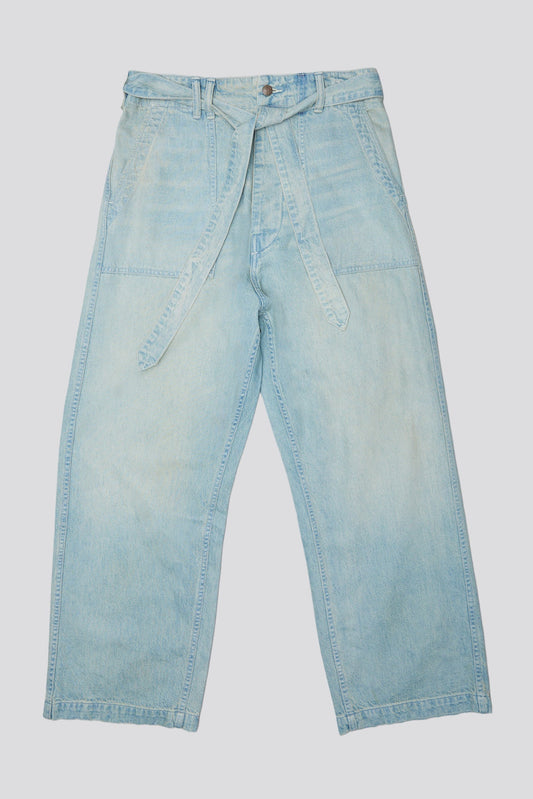 BELTED VENTI UTILITY PANT - LENNON BLUE - R13