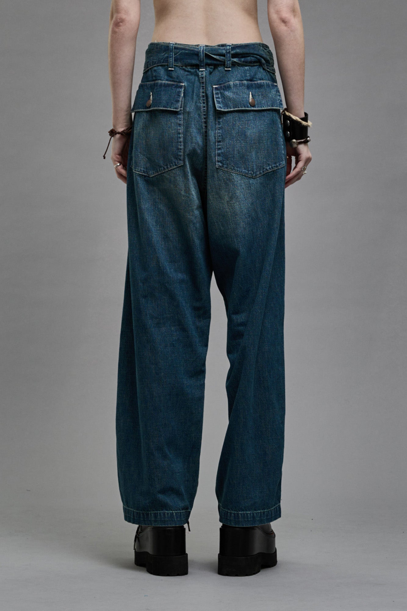 BELTED VENTI UTILITY PANT - WINDSOR BLUE - R13