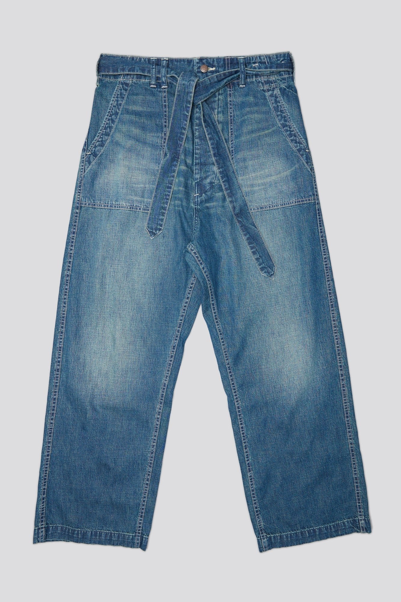 BELTED VENTI UTILITY PANT - WINDSOR BLUE - R13