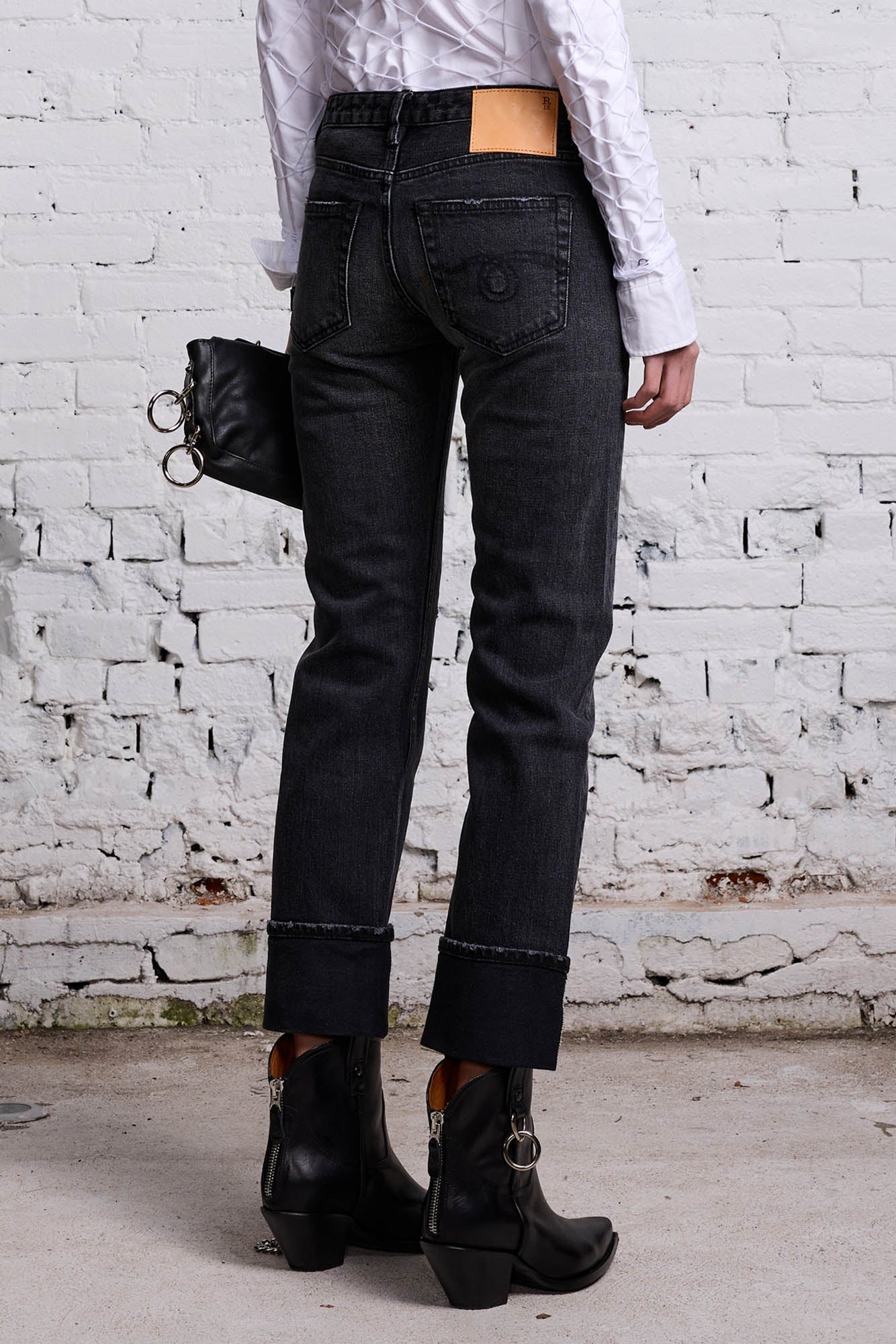 BOY STRAIGHT - ATLAS SELVEDGE BLACK - R13