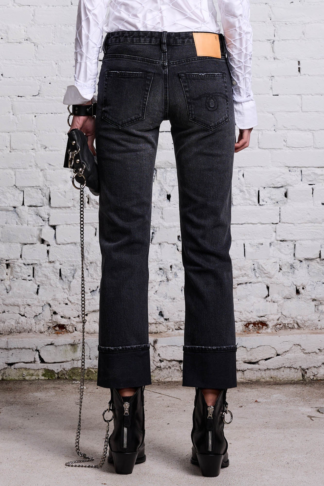 BOY STRAIGHT - ATLAS SELVEDGE BLACK - R13