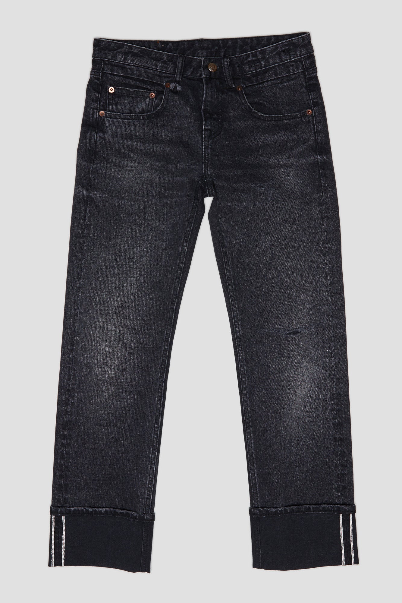 BOY STRAIGHT - ATLAS SELVEDGE BLACK - R13