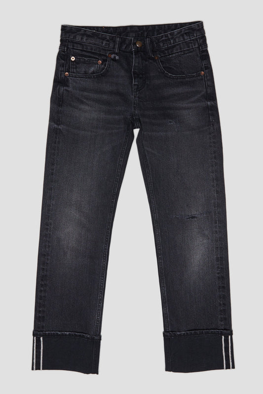 BOY STRAIGHT - ATLAS SELVEDGE BLACK - R13