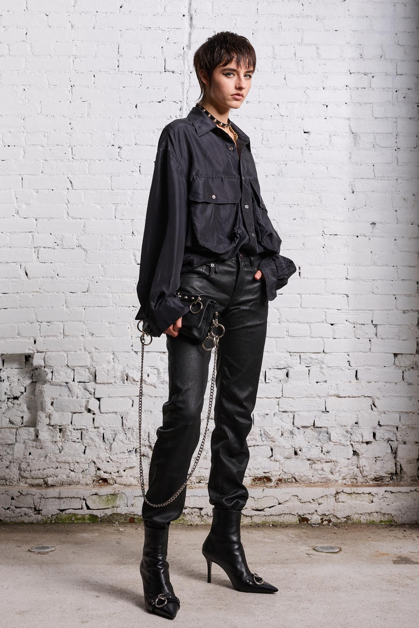 R13 leather pants store