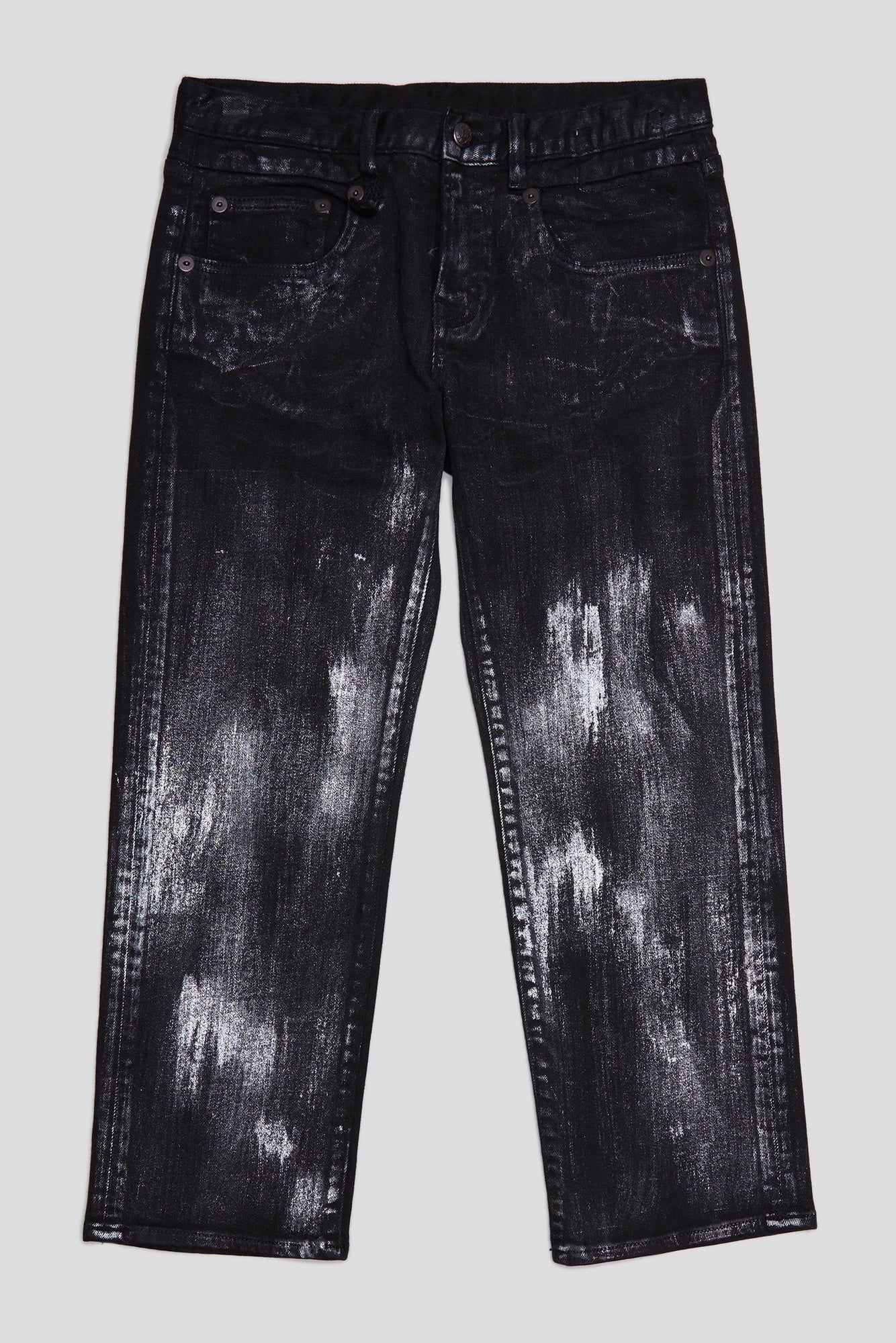 BOY STRAIGHT - SILVERED BLACK STRECH - R13