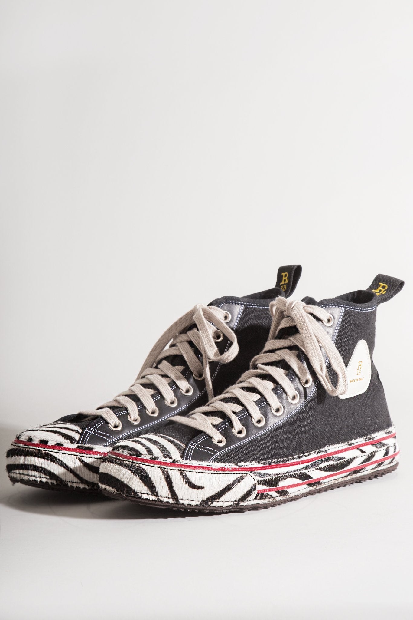 CLASSIC COURTNEY HIGH TOP - ZEBRA STRIPE - R13