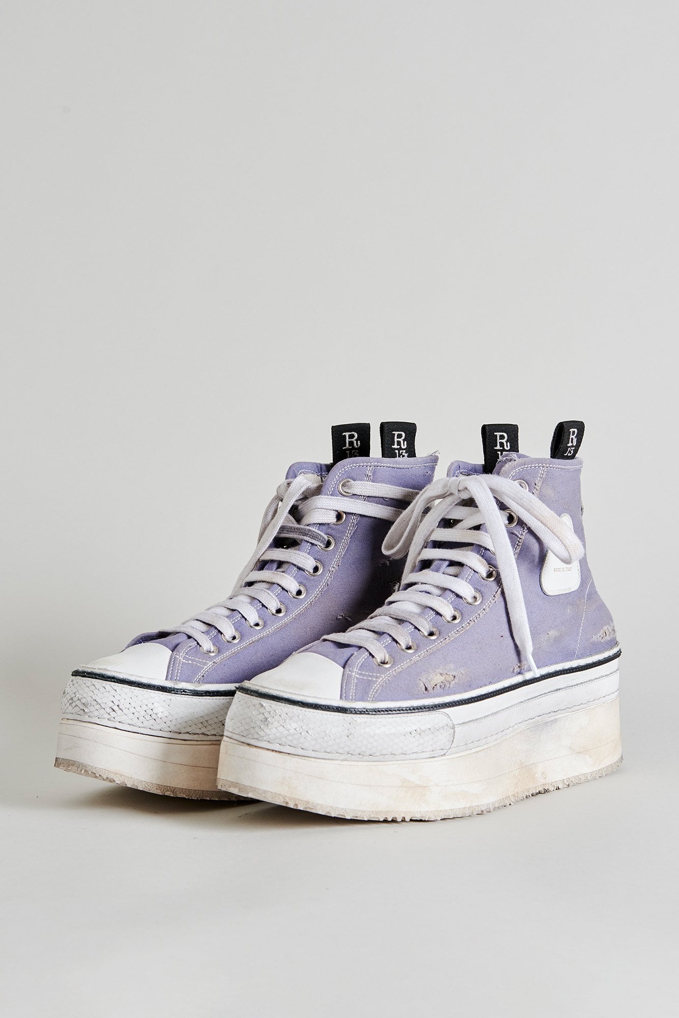 COURTNEY PLATFORM HIGH TOP SNEAKER - LILAC - R13