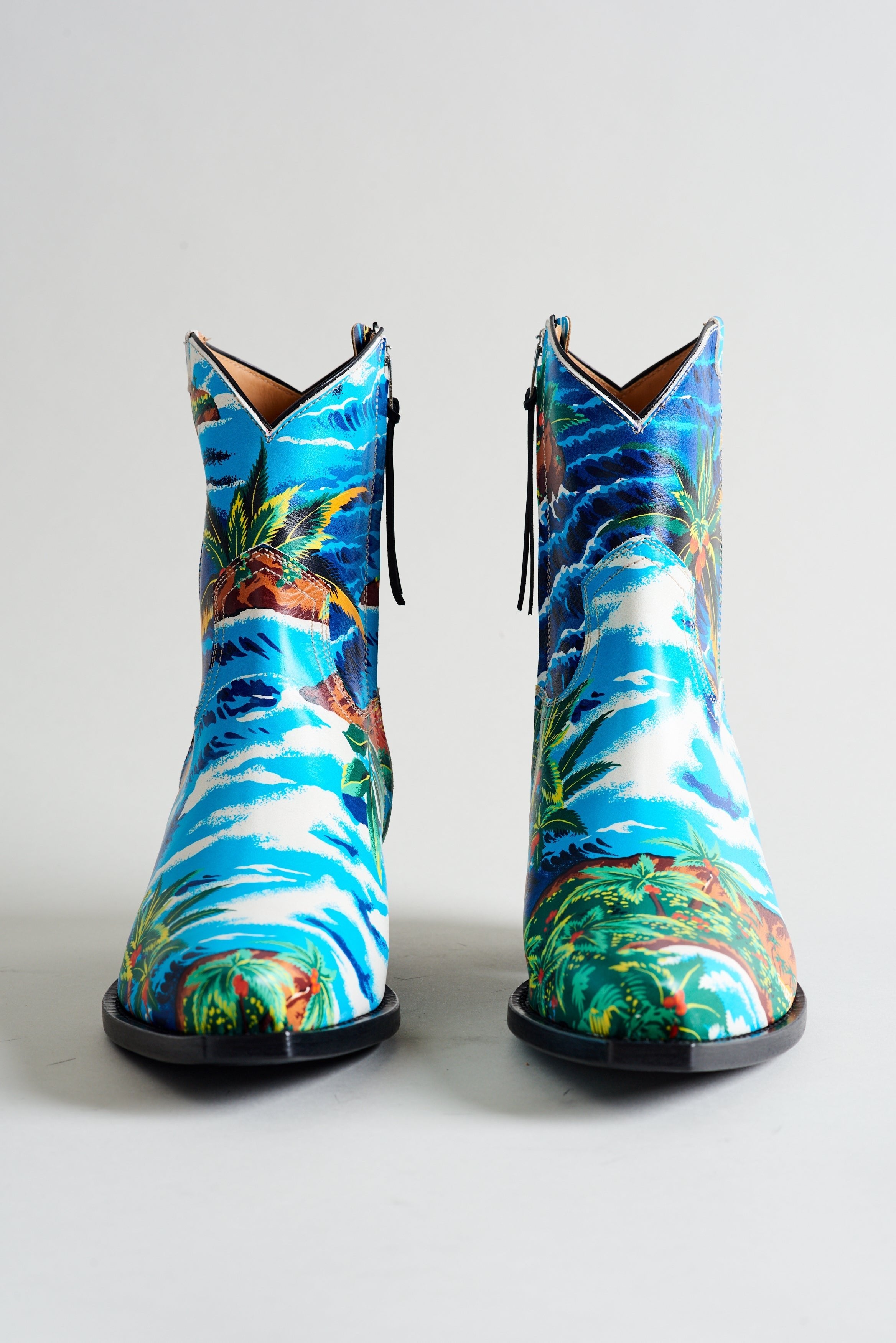 COWBOY ANKLE BOOT - TURQUOISE WAVE - R13