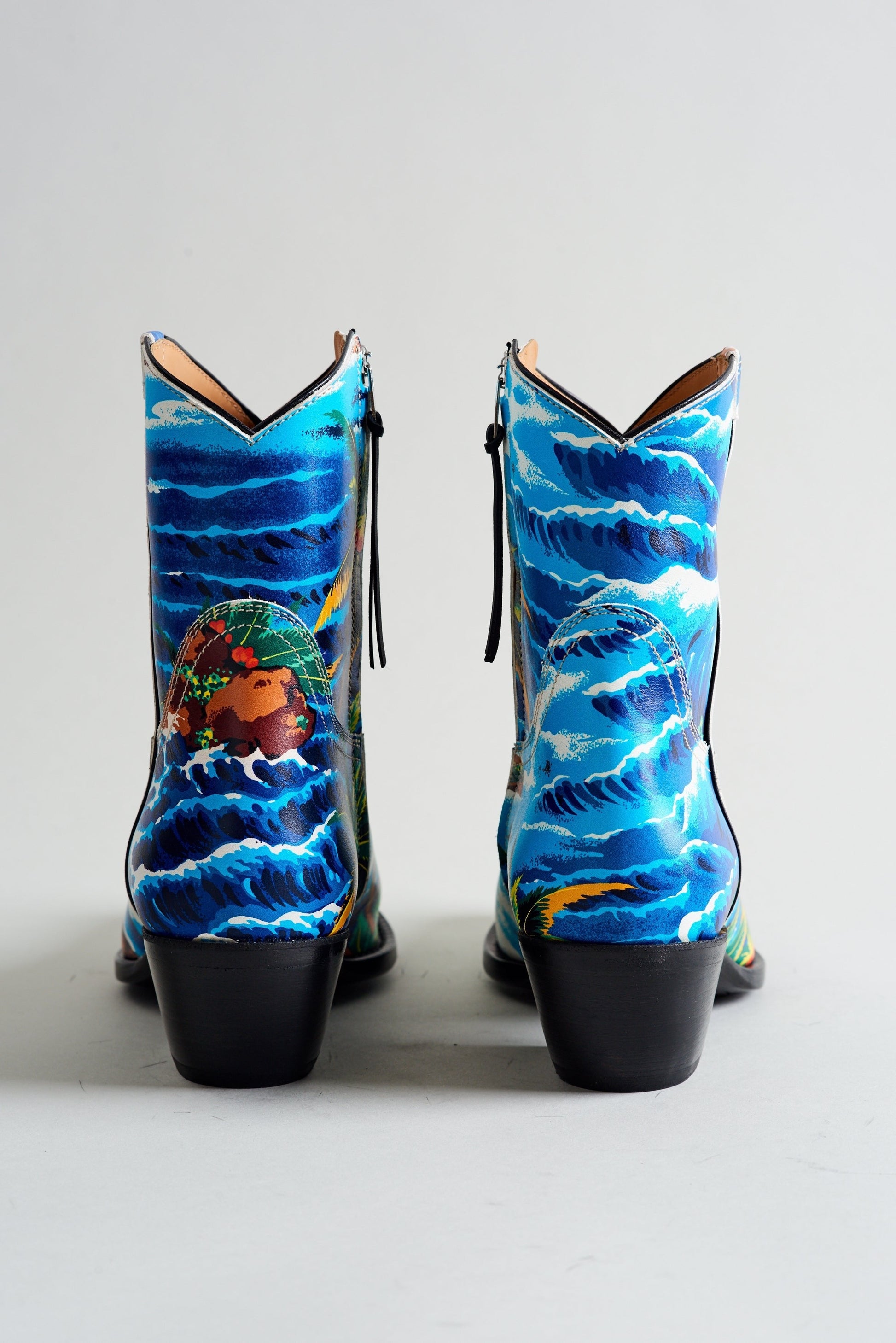 COWBOY ANKLE BOOT - TURQUOISE WAVE - R13