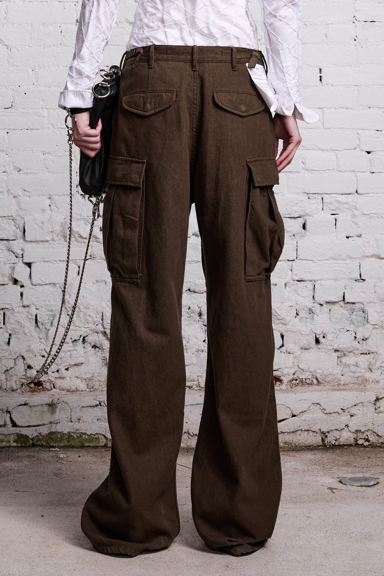 DAMON CARGO PANT - OLIVE CASHMERE DENIM - R13