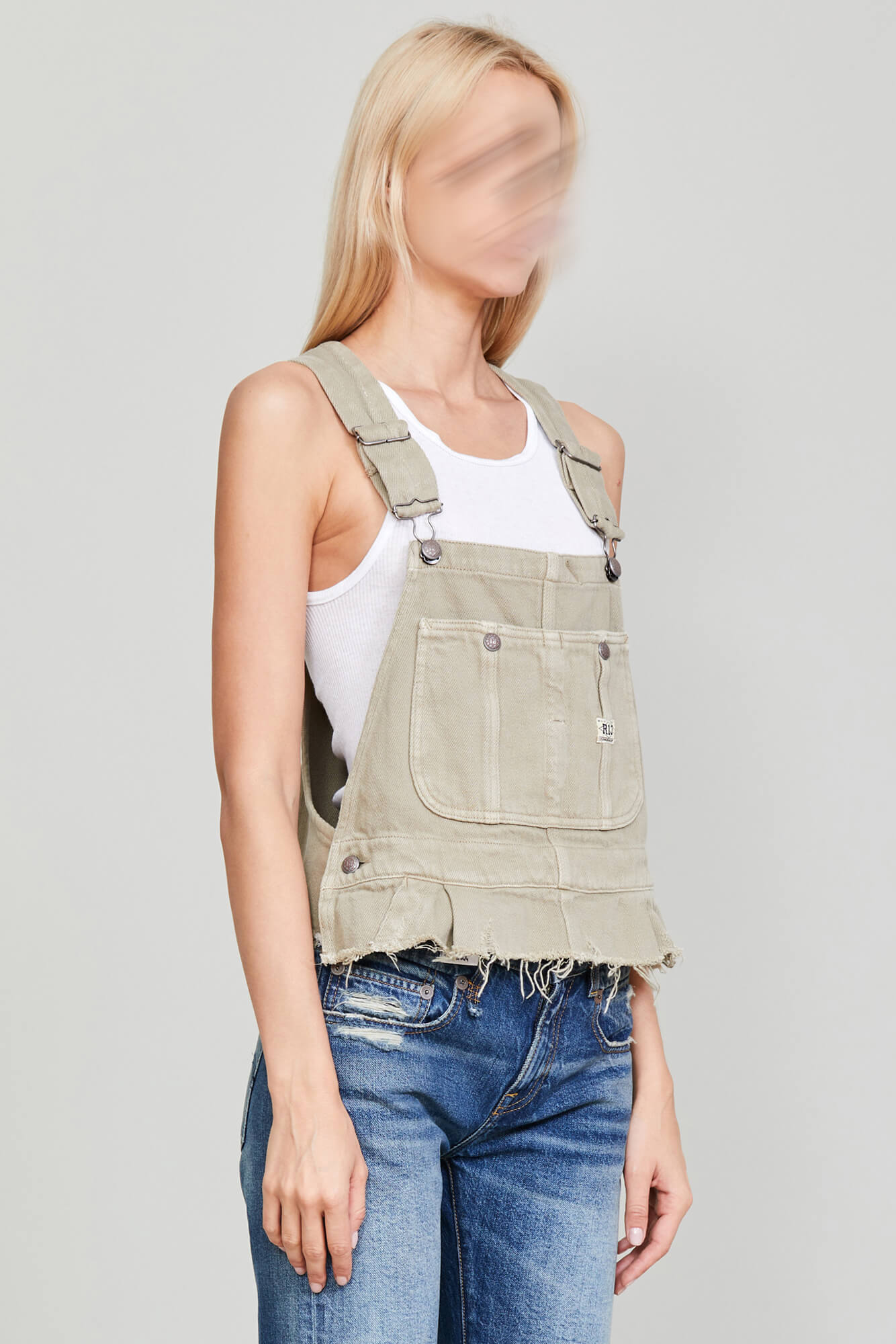 DAMON OVERALL BIB - KHAKI - R13