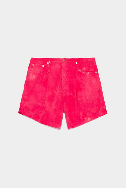 DAMON PLEATED SHORT - FUCHSIA - R13