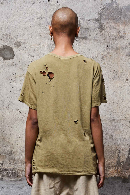 DESTROYED BOY T - LIGHT GREEN - R13