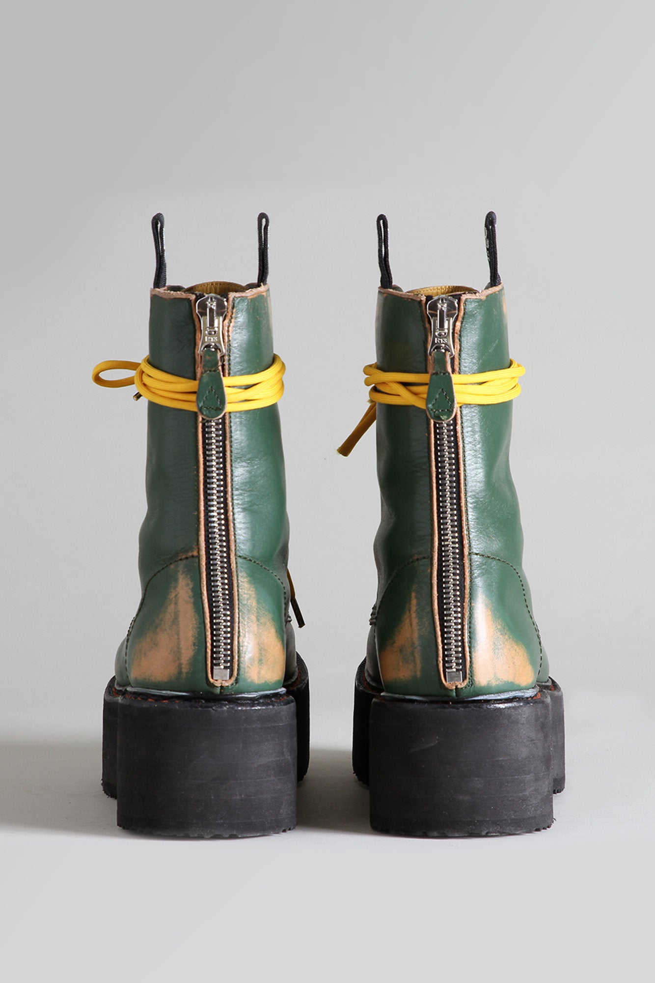 DOUBLE STACK BOOT - HUNTER GREEN REMOVE - R13