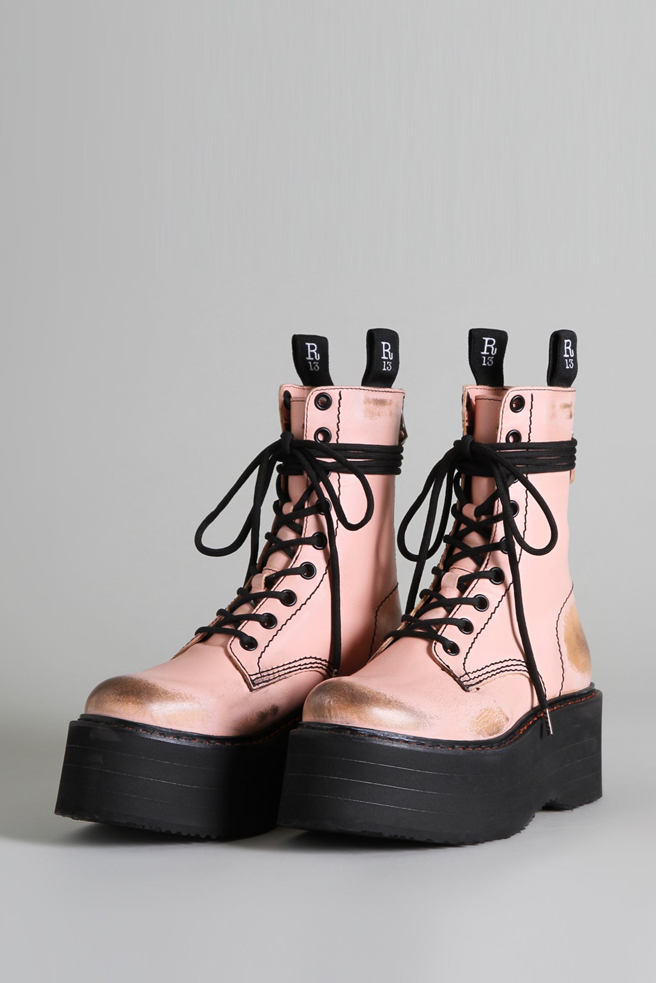 DOUBLE STACK BOOT - PINK - R13