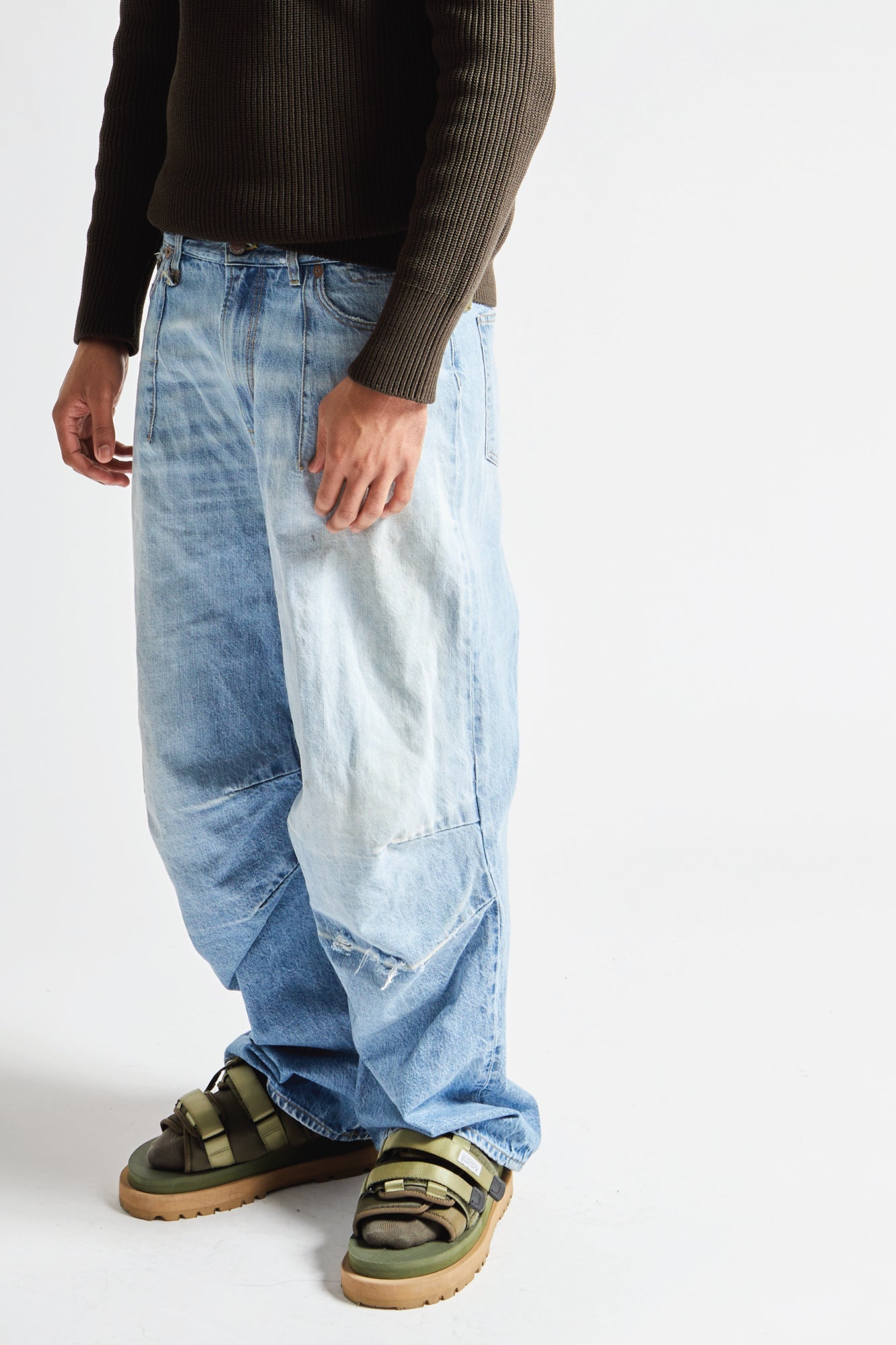 GLEN ARTICULATED KNEE JEANS - TURNER BLUE - R13