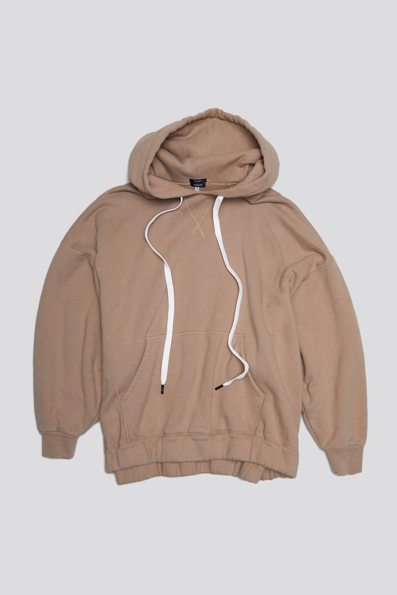 JUMBO PULLOVER HOODIE - KHAKI - R13