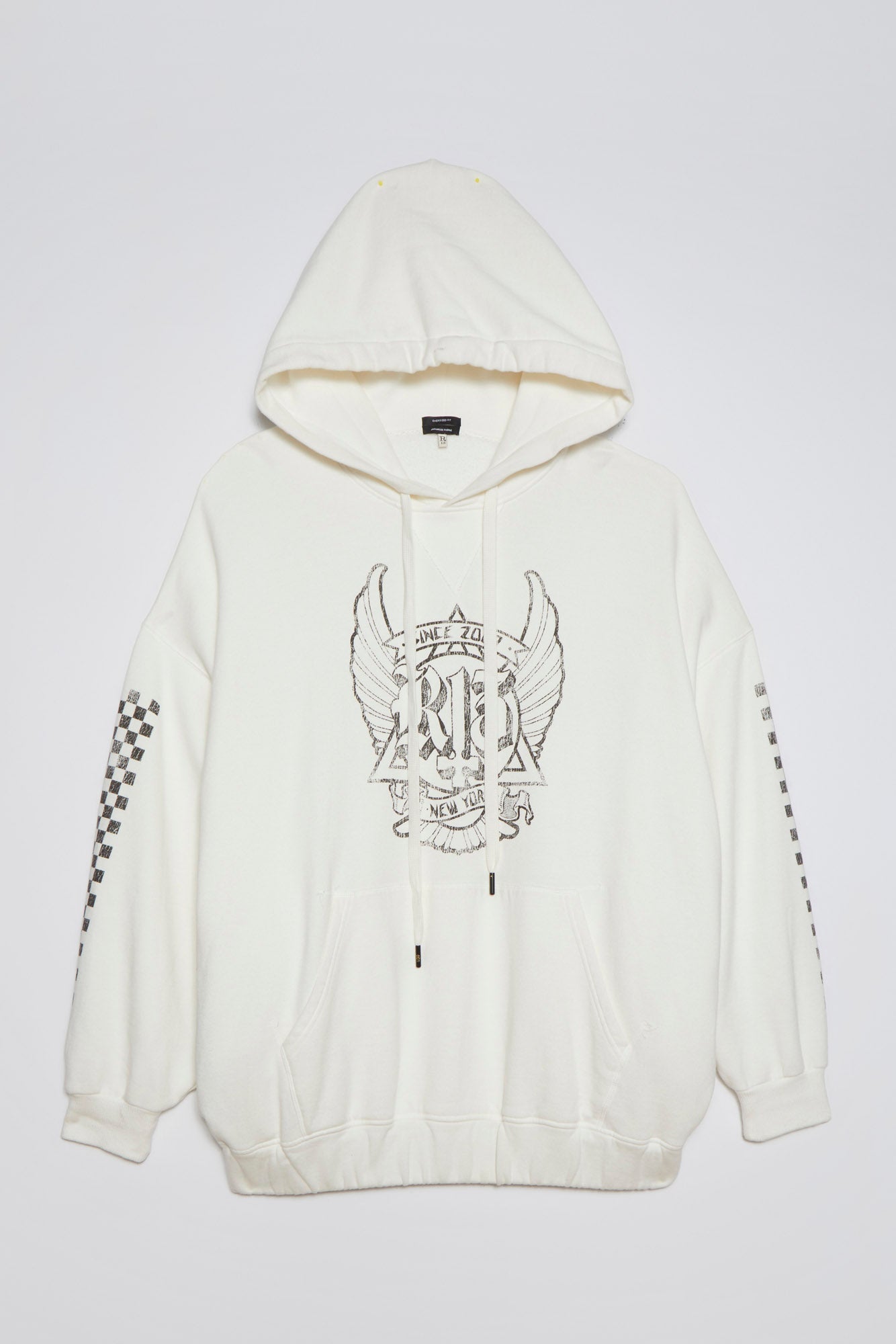 JUMBO SKATE HOODIE - WHITE - R13