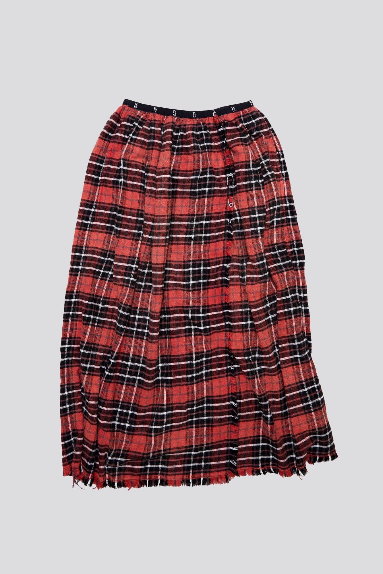 KILT SKIRT - RED AND BLACK - R13