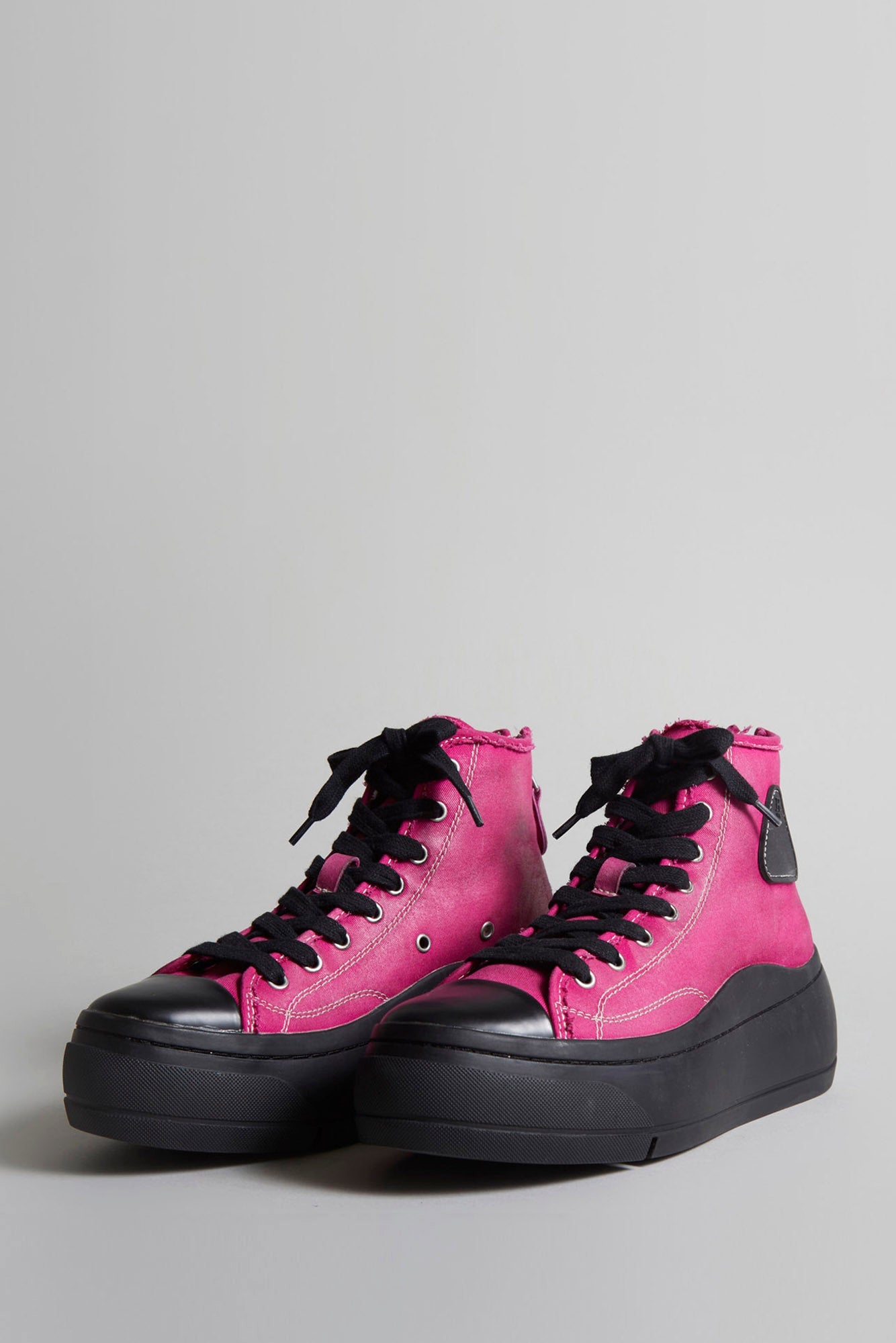 KURT HIGH TOP - HOT PINK CANVAS - R13