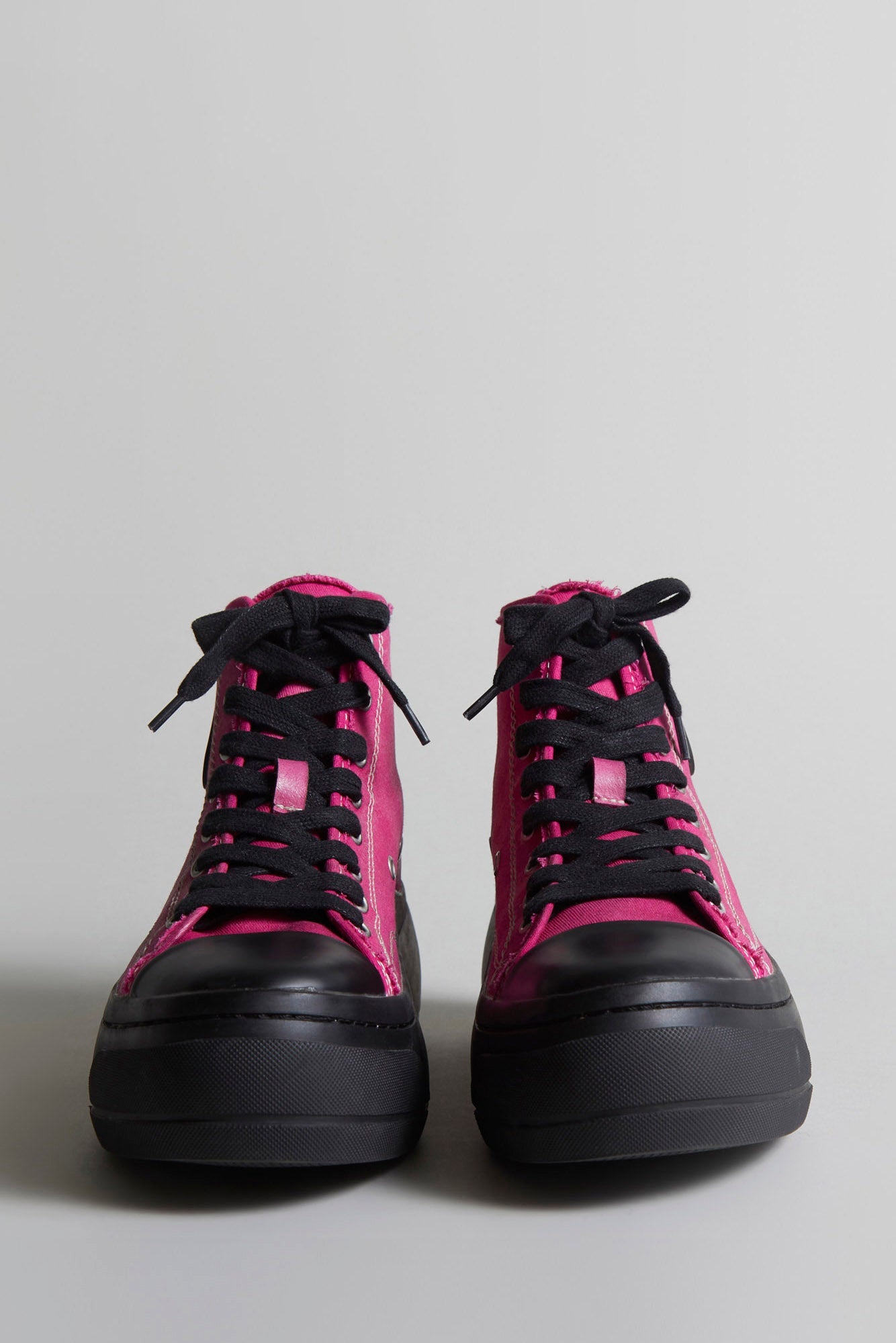 KURT HIGH TOP - HOT PINK CANVAS - R13