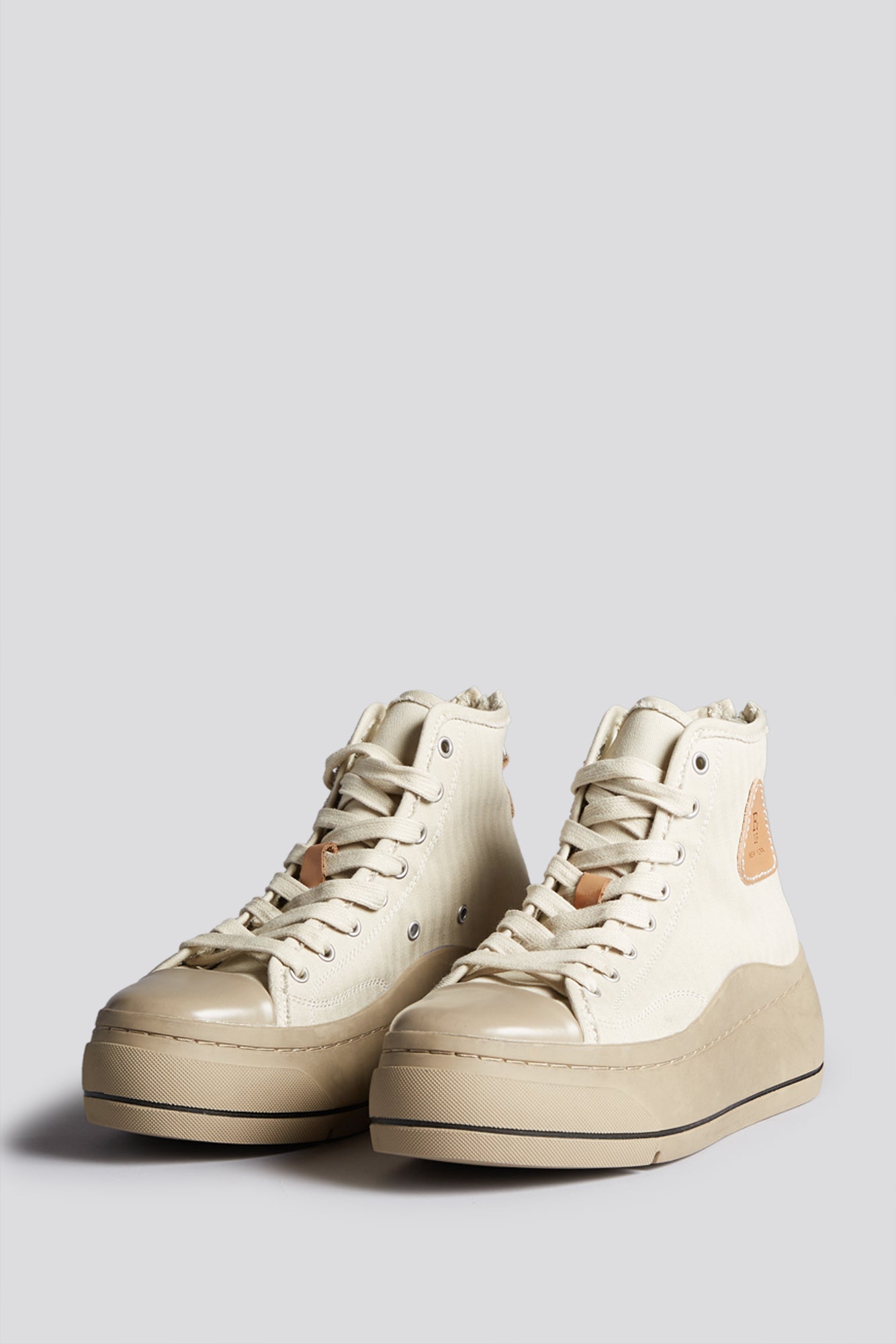 KURT HIGH TOP - NATURAL HERRINGBONE - R13