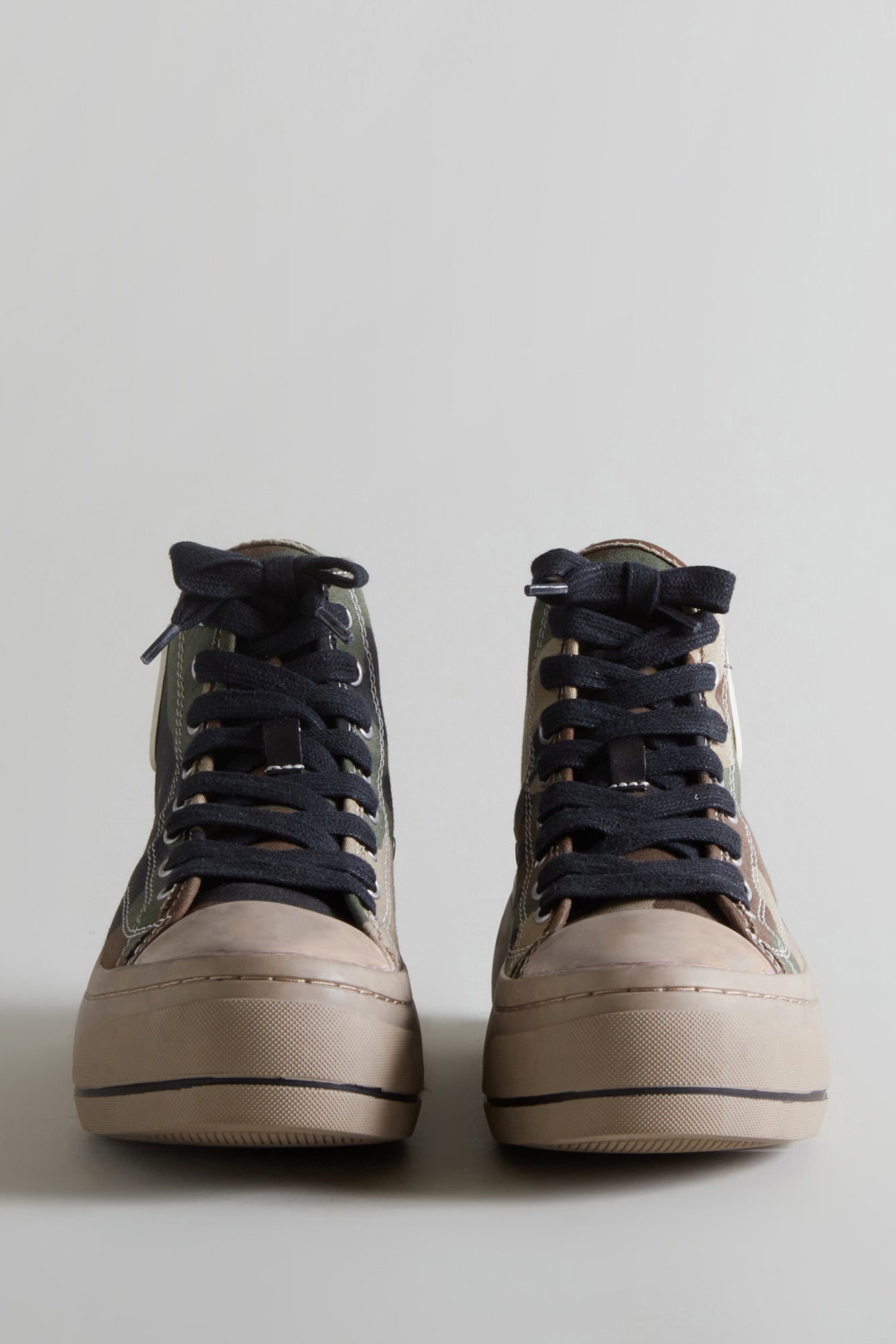 KURT HIGH TOP SNEAKER- CAMO & BROWN - R13