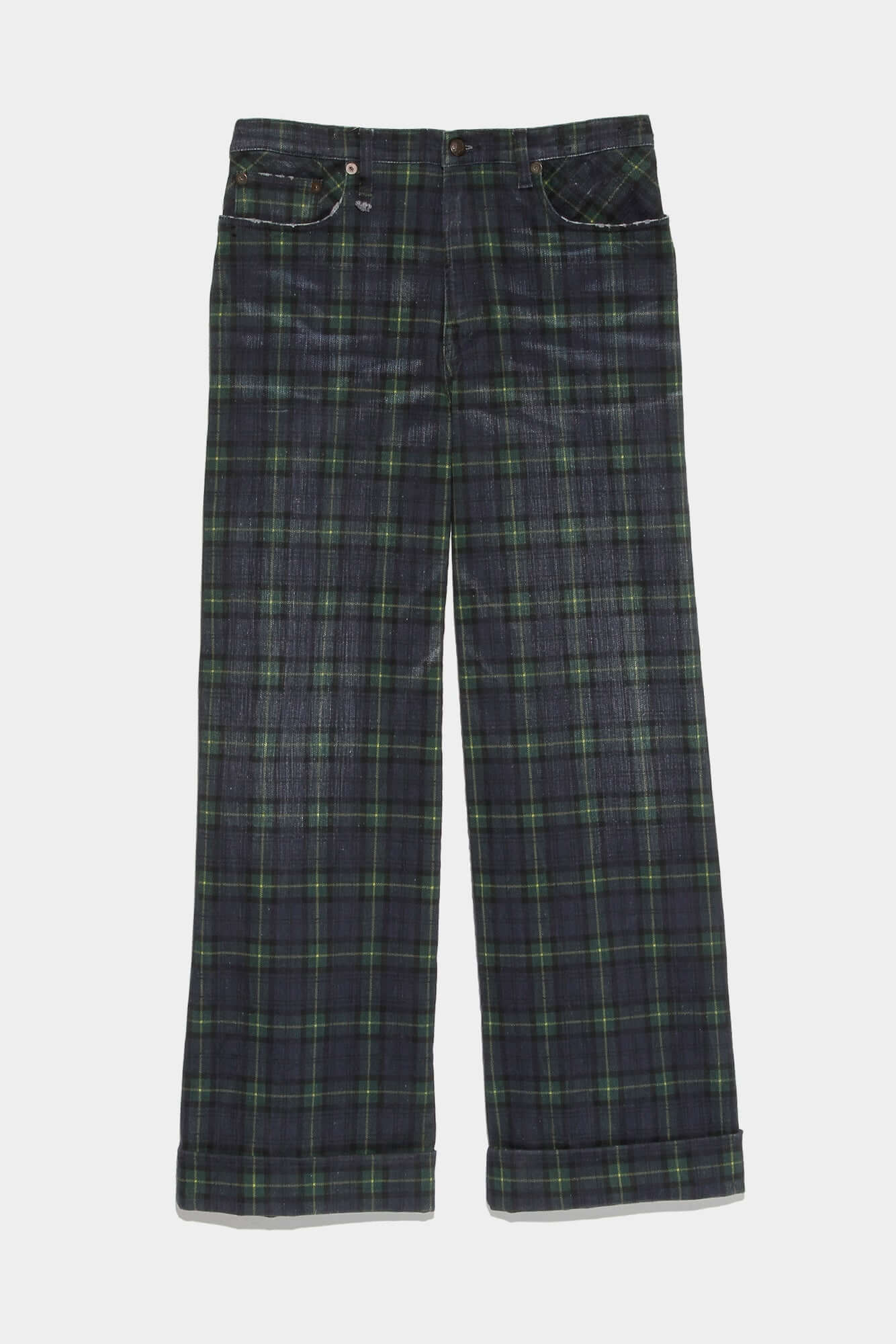 LISA BAGGY JEAN - PRINTED TARTAN - R13