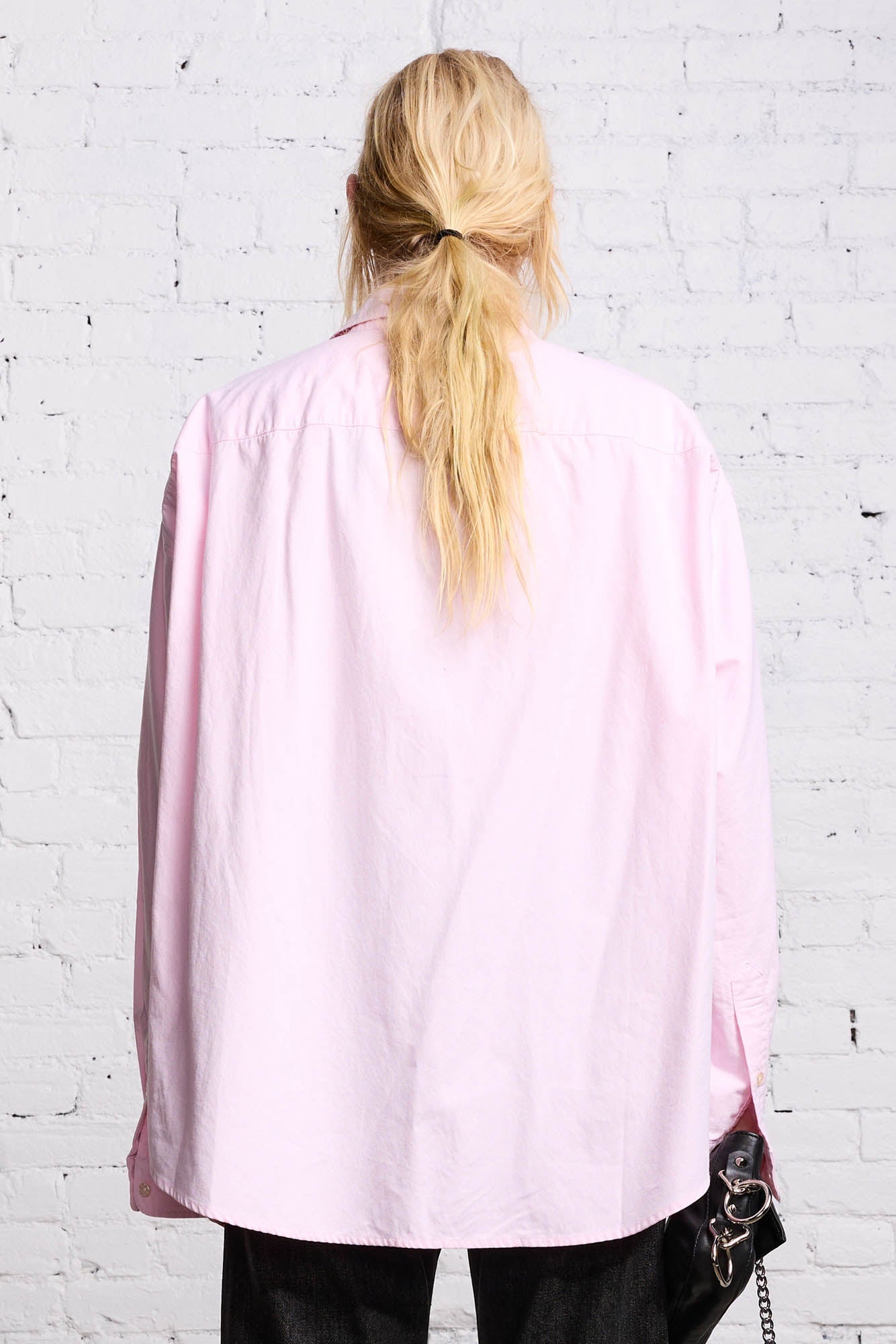 LONG SLEEVE BUTTON-UP - LIGHT PINK - R13