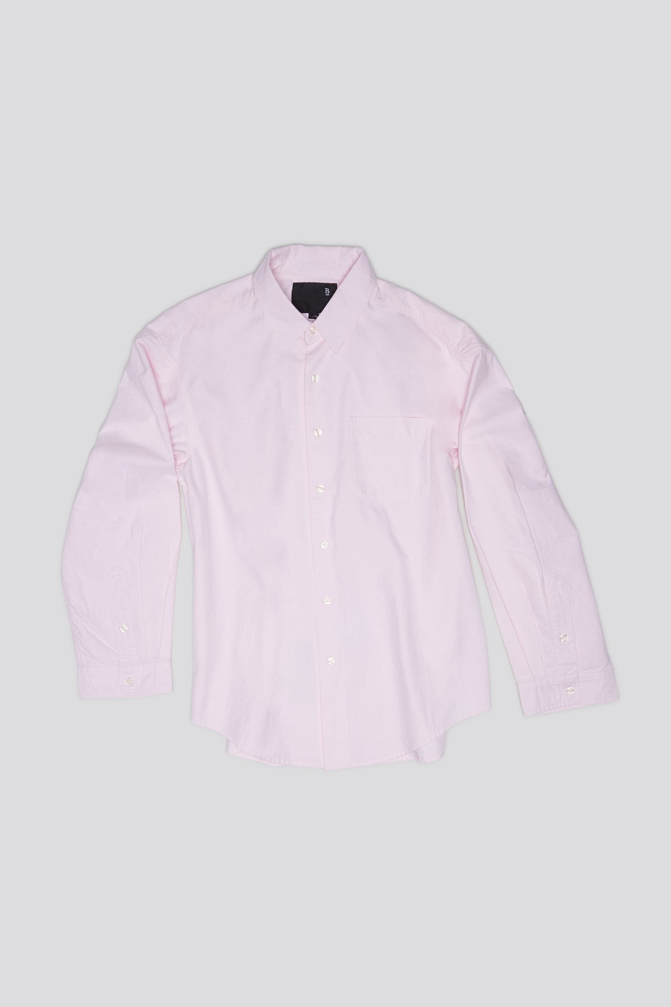 LONG SLEEVE BUTTON-UP - LIGHT PINK - R13