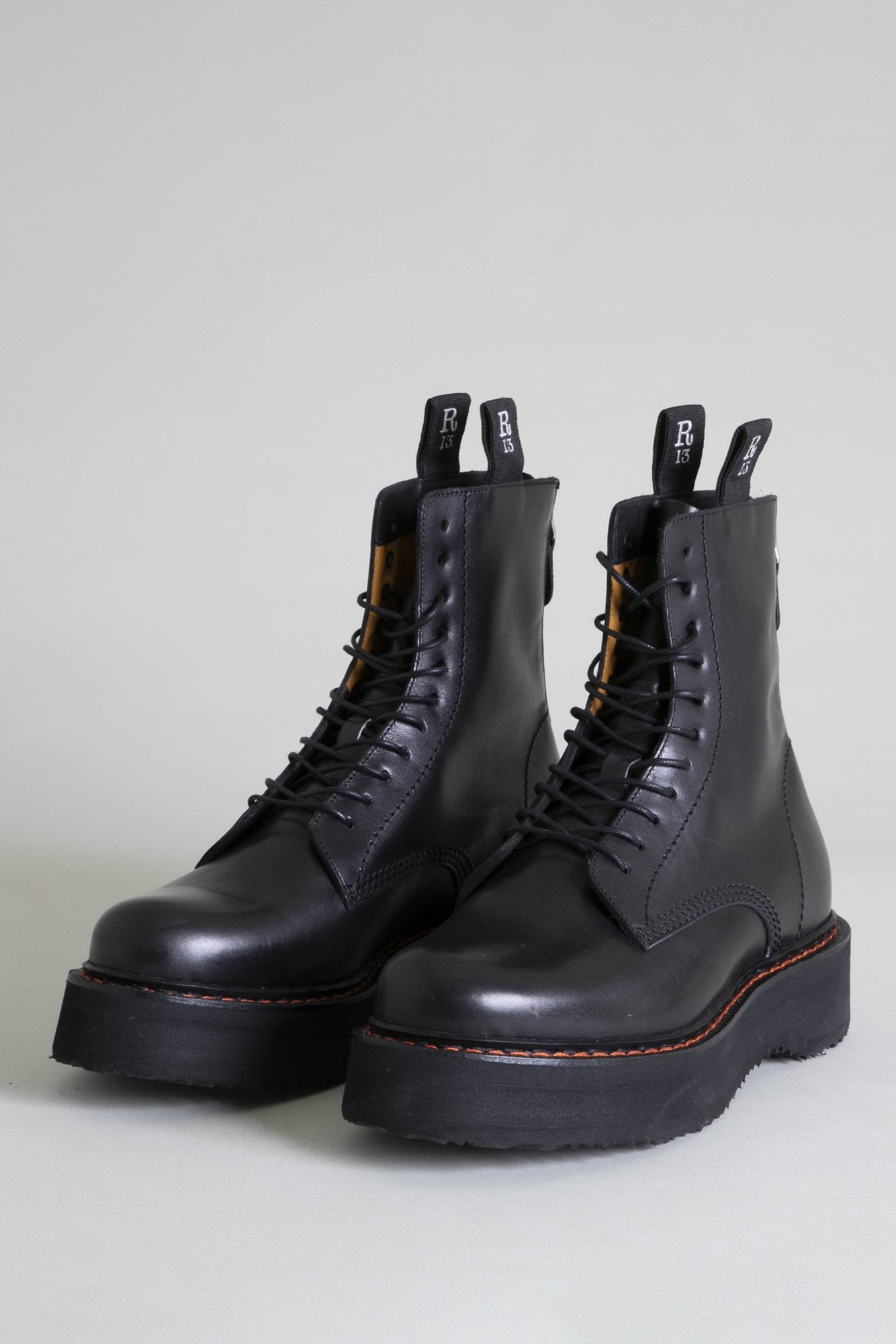 MEN'S SINGLE STACK BOOT - BLACK - R13